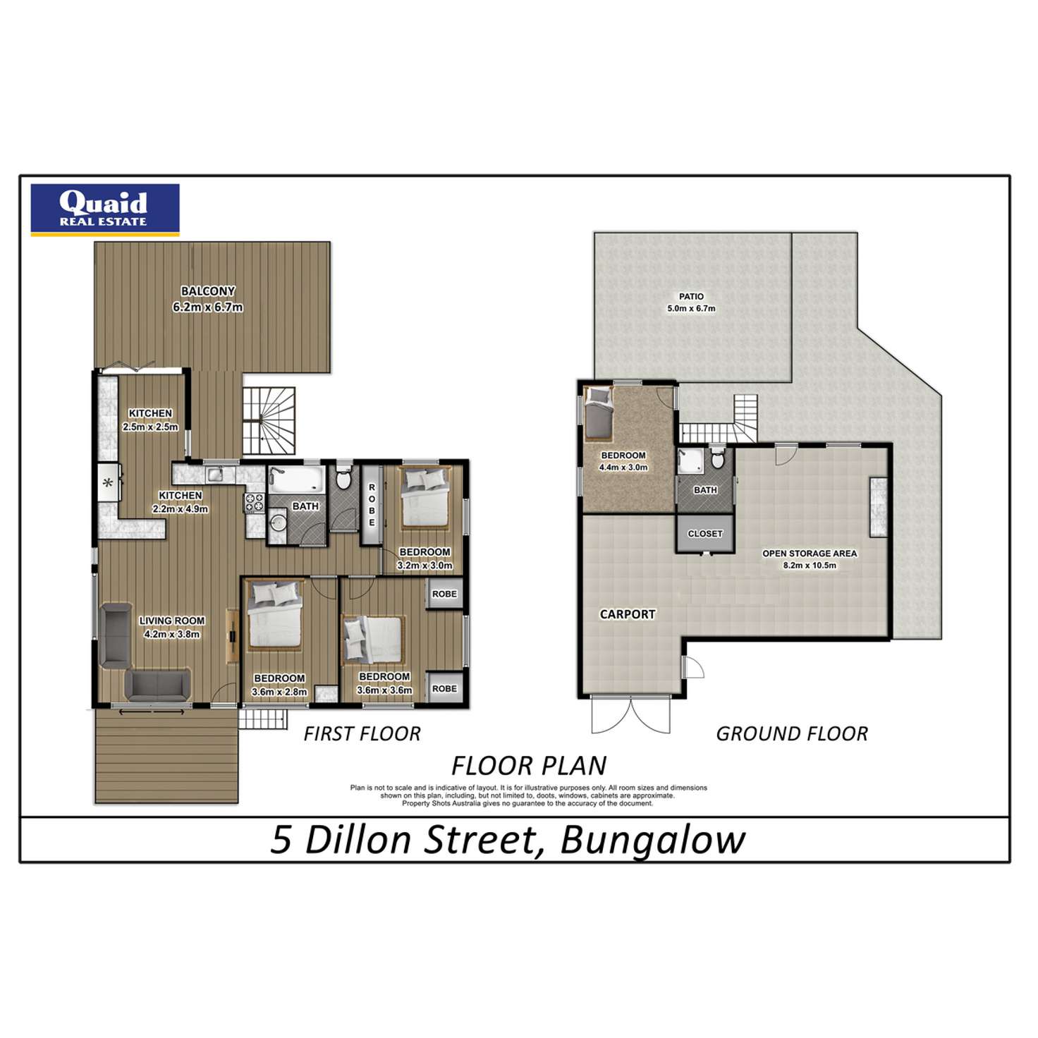 Floorplan of Homely house listing, 5 Dillon Street, Bungalow QLD 4870