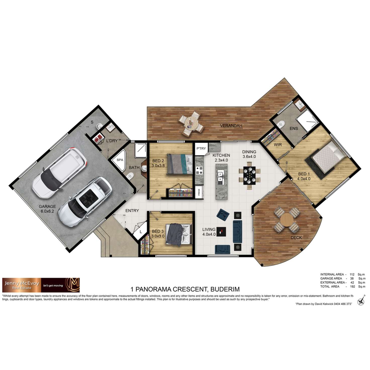 Floorplan of Homely house listing, 1 Panorama Crescent, Buderim QLD 4556