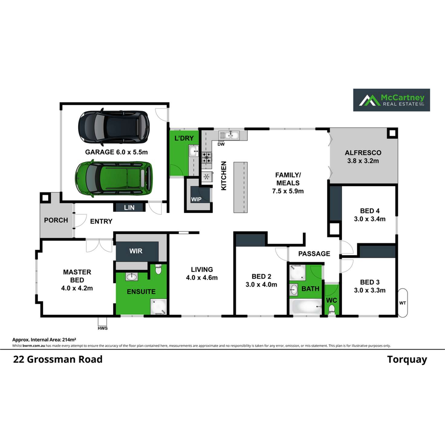 Floorplan of Homely house listing, 22 Grossmans Road, Torquay VIC 3228