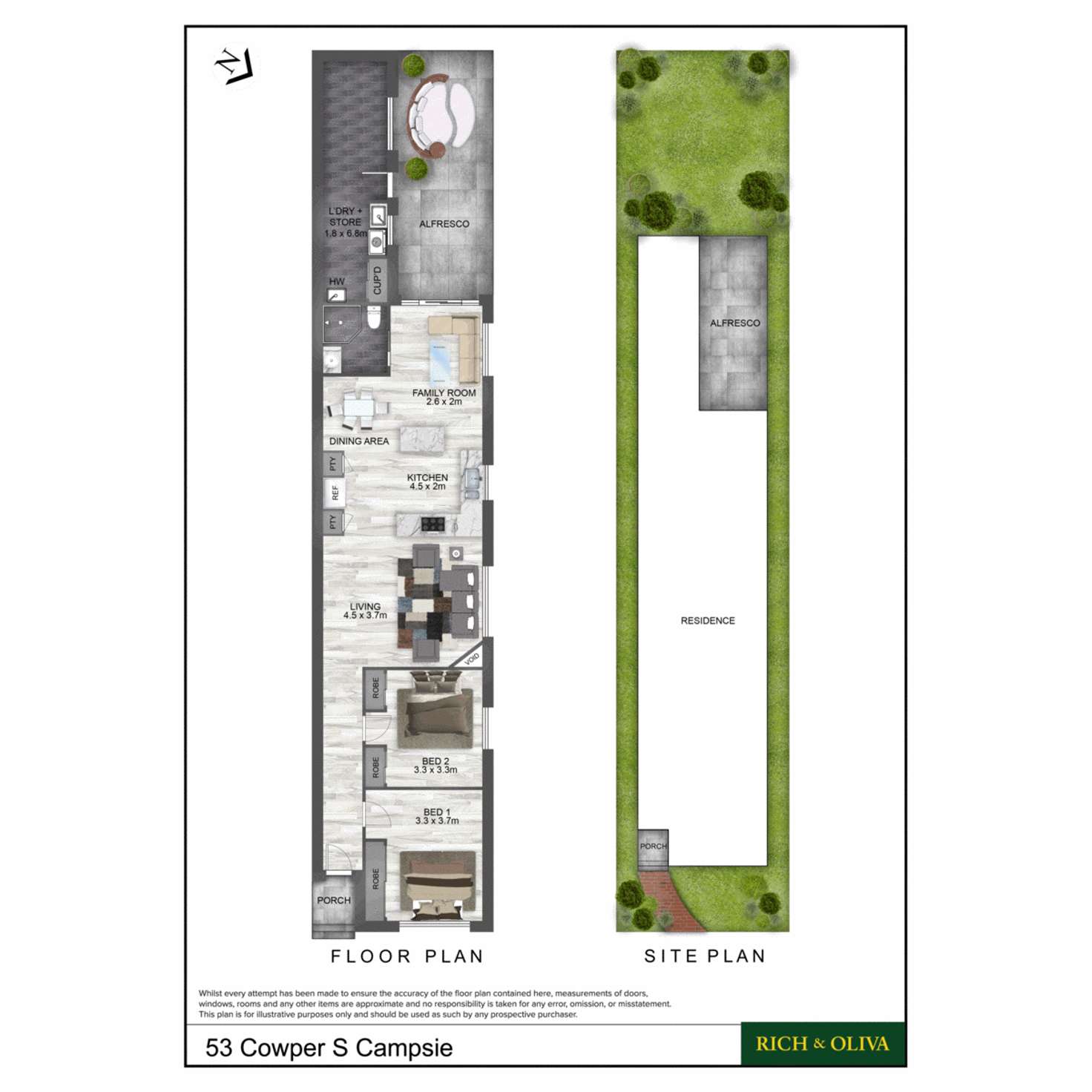 Floorplan of Homely house listing, 53 Cowper Street, Campsie NSW 2194