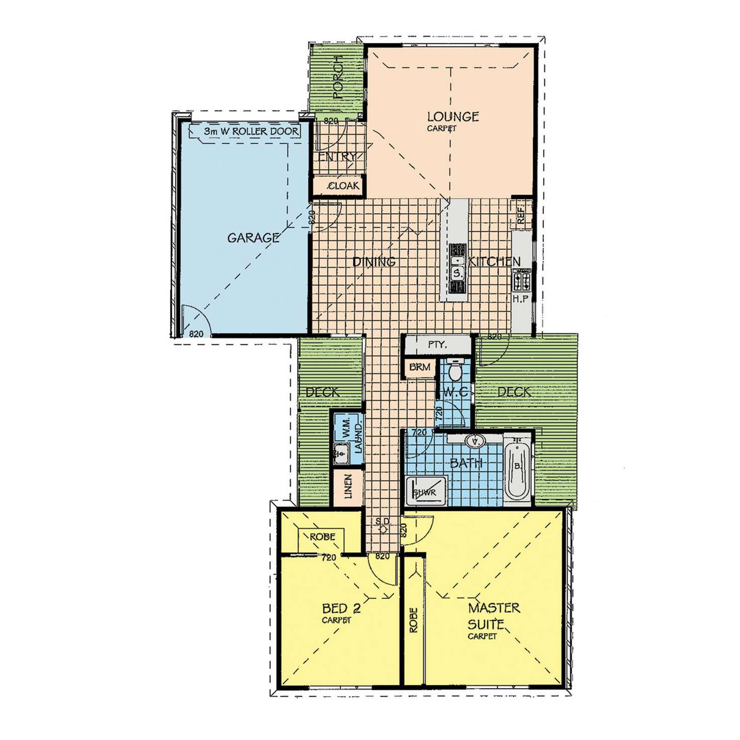 Floorplan of Homely townhouse listing, 2/460 Raymond Street, Sale VIC 3850