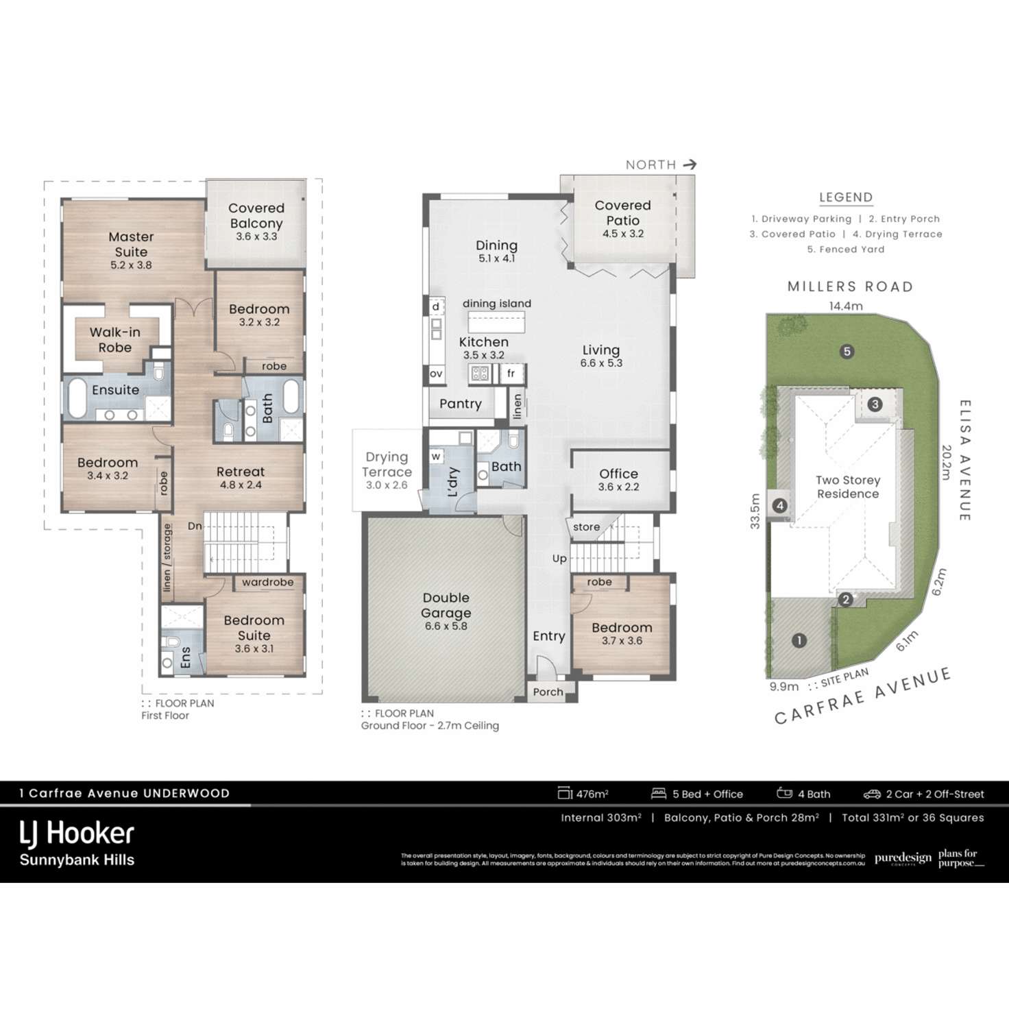 Floorplan of Homely house listing, 1 Carfrae Avenue, Underwood QLD 4119