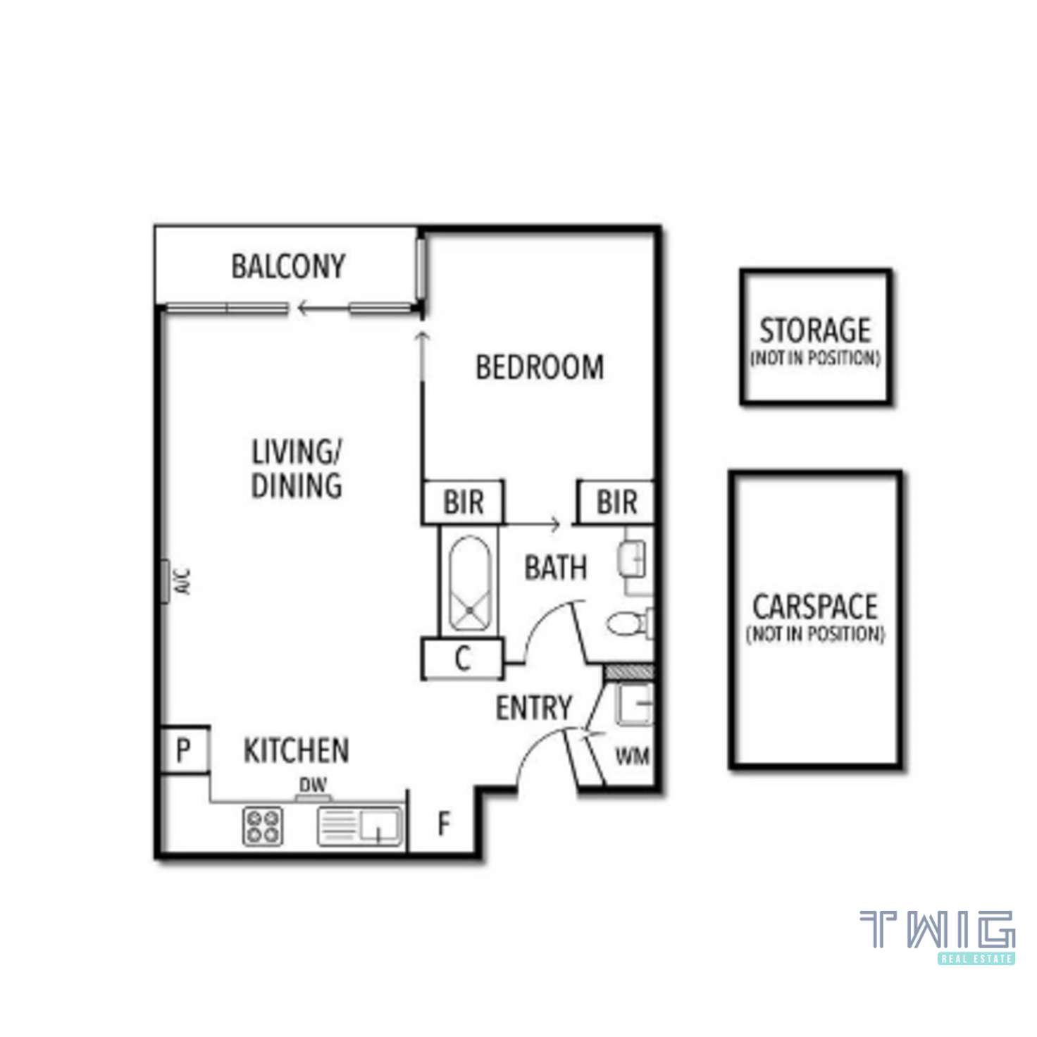 Floorplan of Homely apartment listing, 205/8 Balmain Street, Cremorne VIC 3121