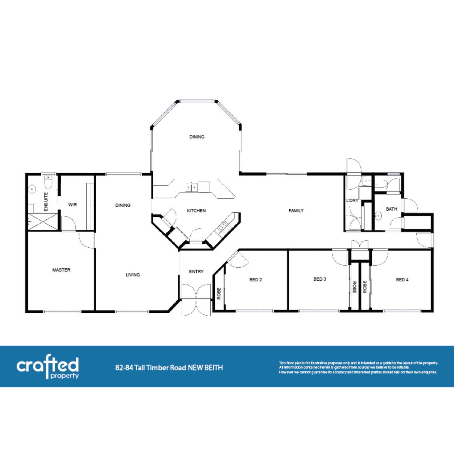 Floorplan of Homely house listing, 82-84 Tall Timber Road, New Beith QLD 4124