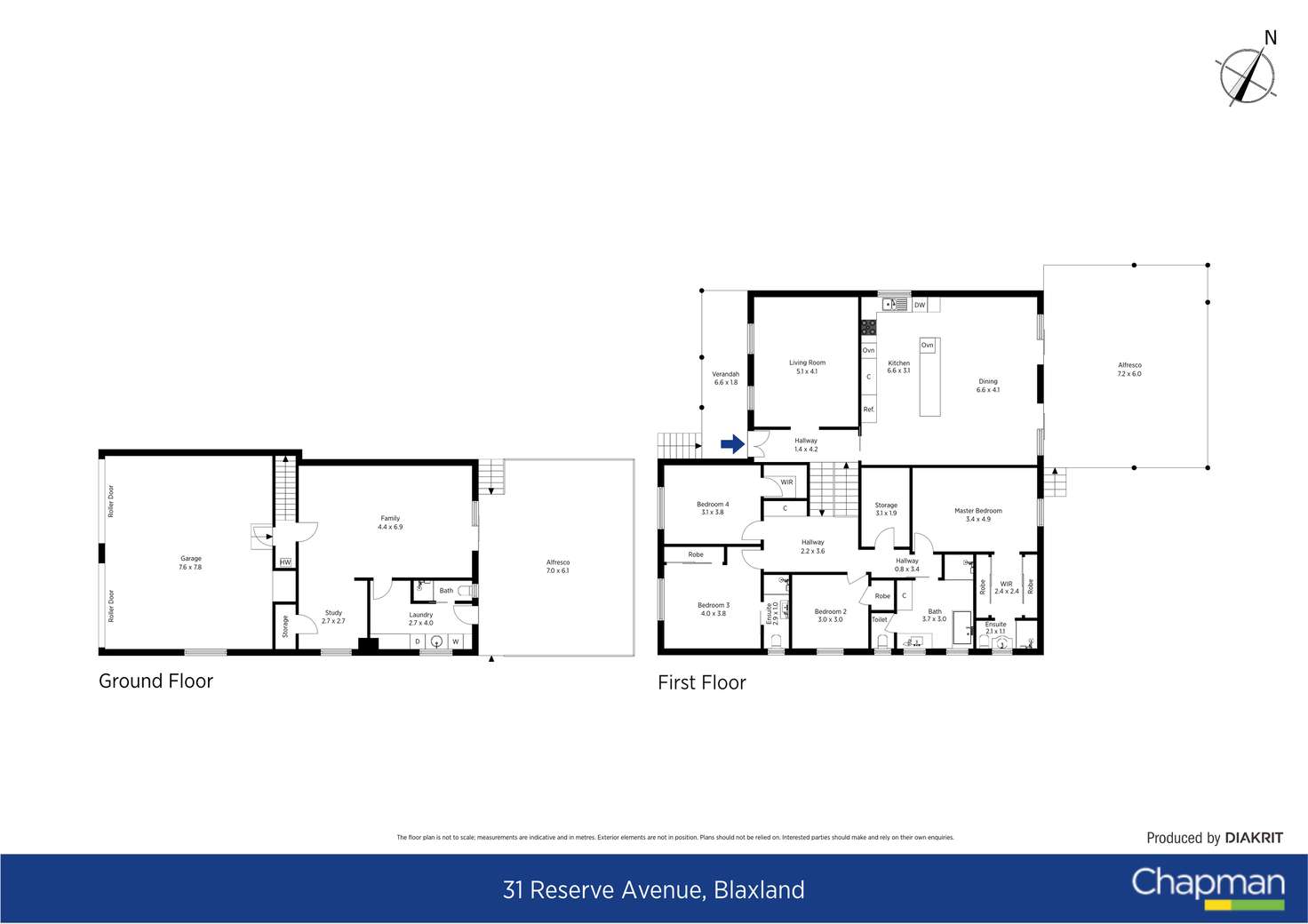 Floorplan of Homely house listing, 31 Reserve Avenue, Blaxland NSW 2774