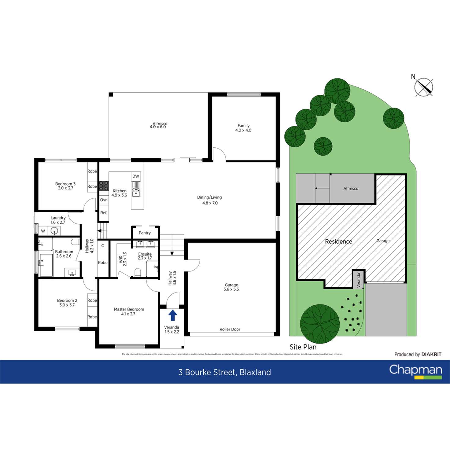 Floorplan of Homely house listing, 3 Bourke Street, Blaxland NSW 2774