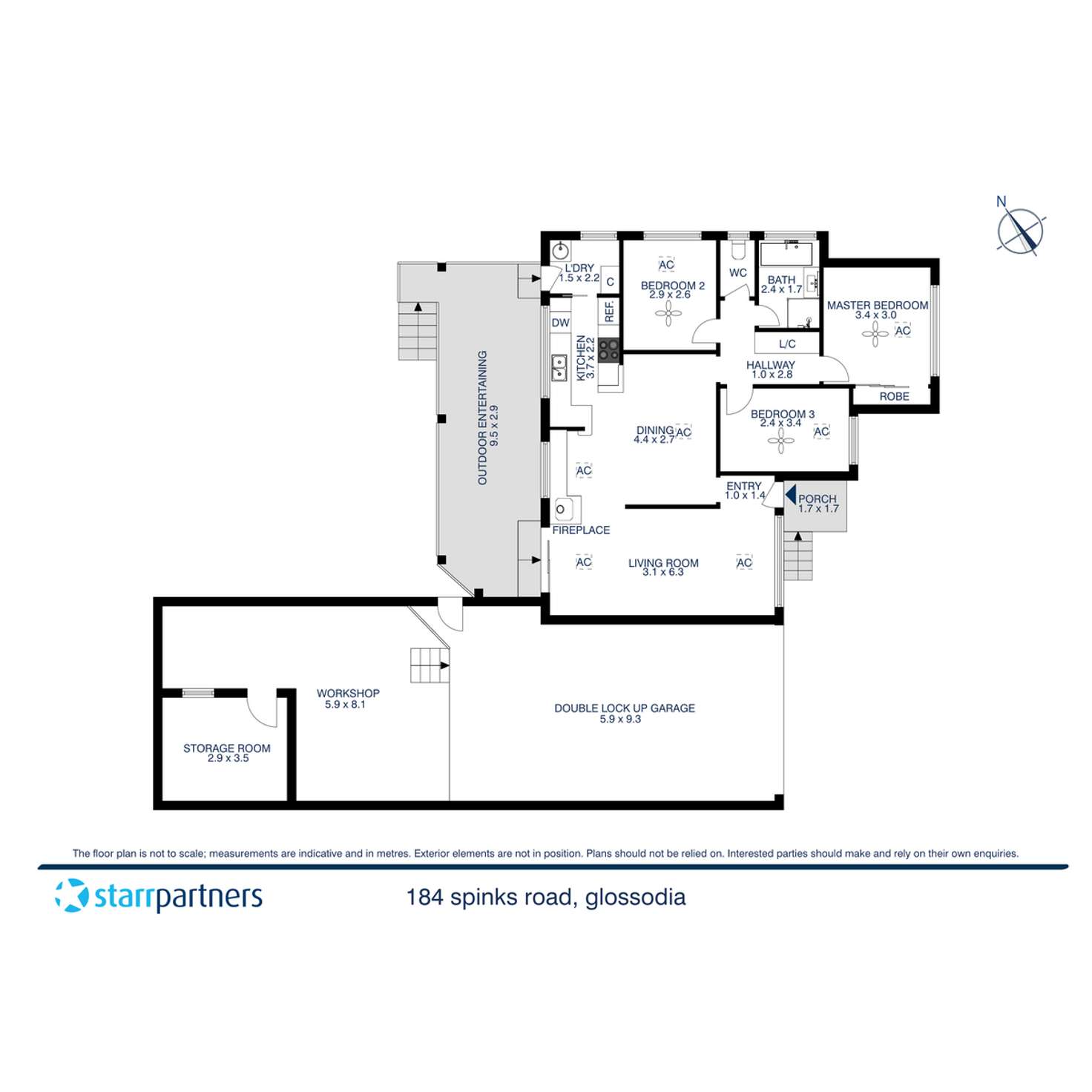 Floorplan of Homely house listing, 184 Spinks Road, Glossodia NSW 2756