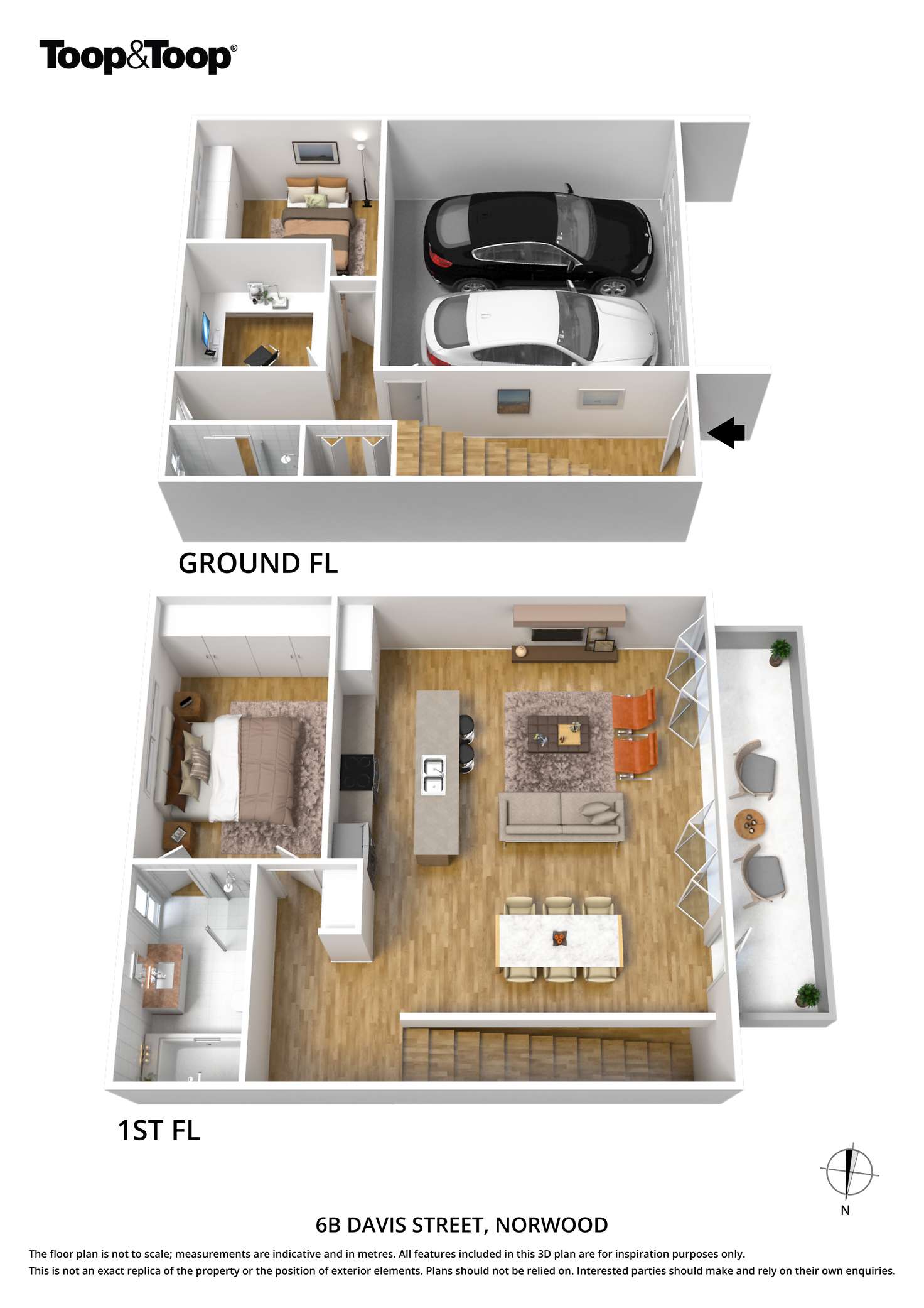 Floorplan of Homely house listing, 6B Davis Street, Norwood SA 5067