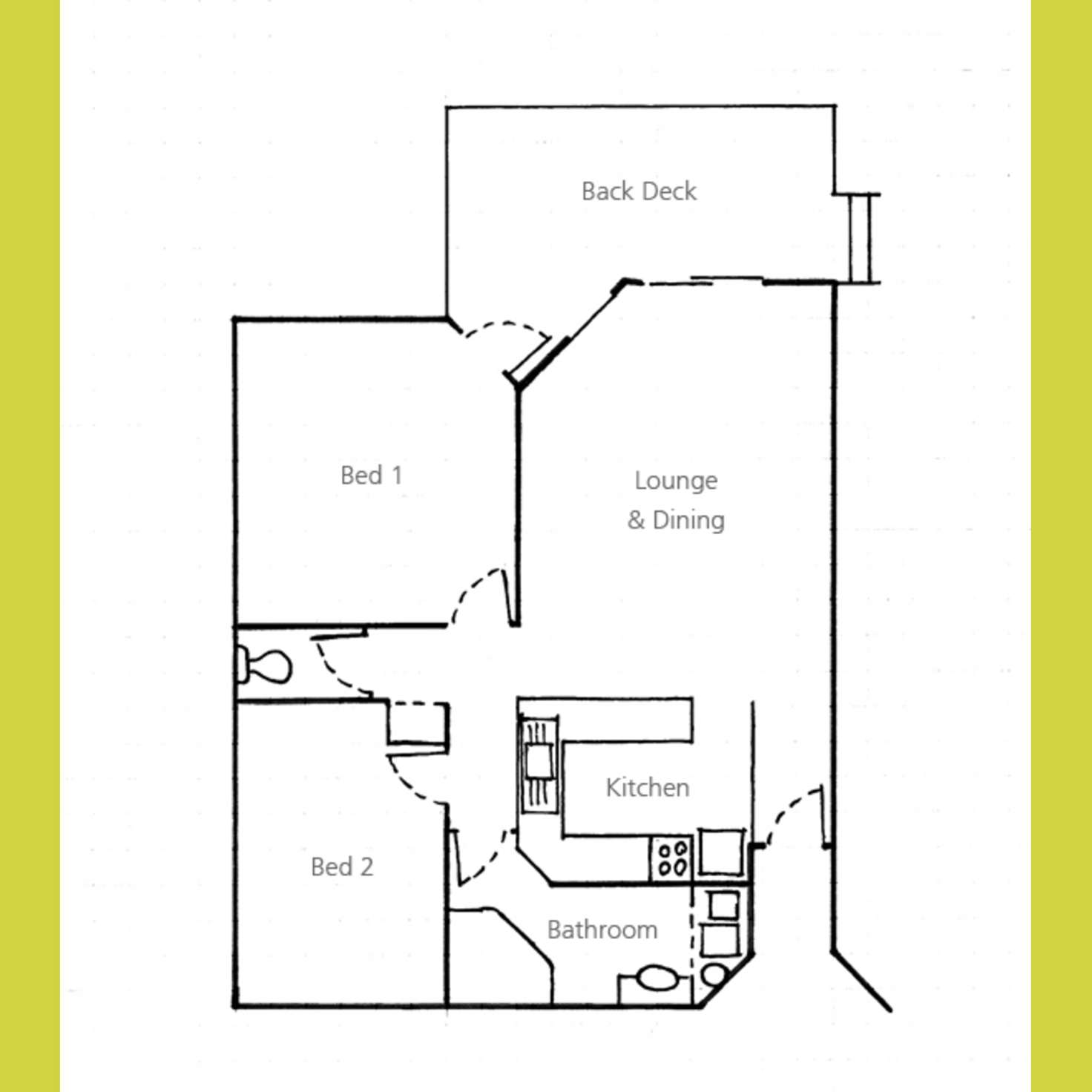 Floorplan of Homely apartment listing, 3/132 Stoney Creek Road, Kamerunga QLD 4870