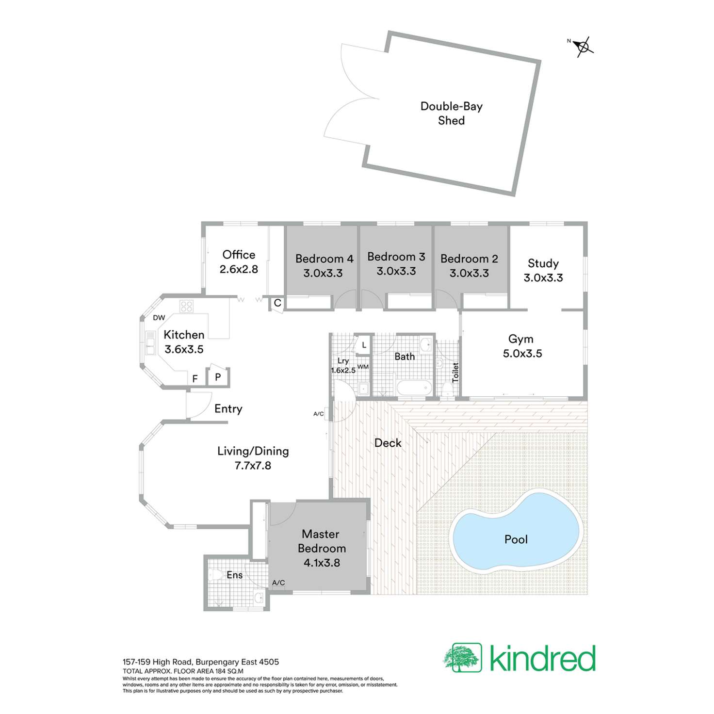 Floorplan of Homely acreageSemiRural listing, 157-159 High Road, Burpengary East QLD 4505