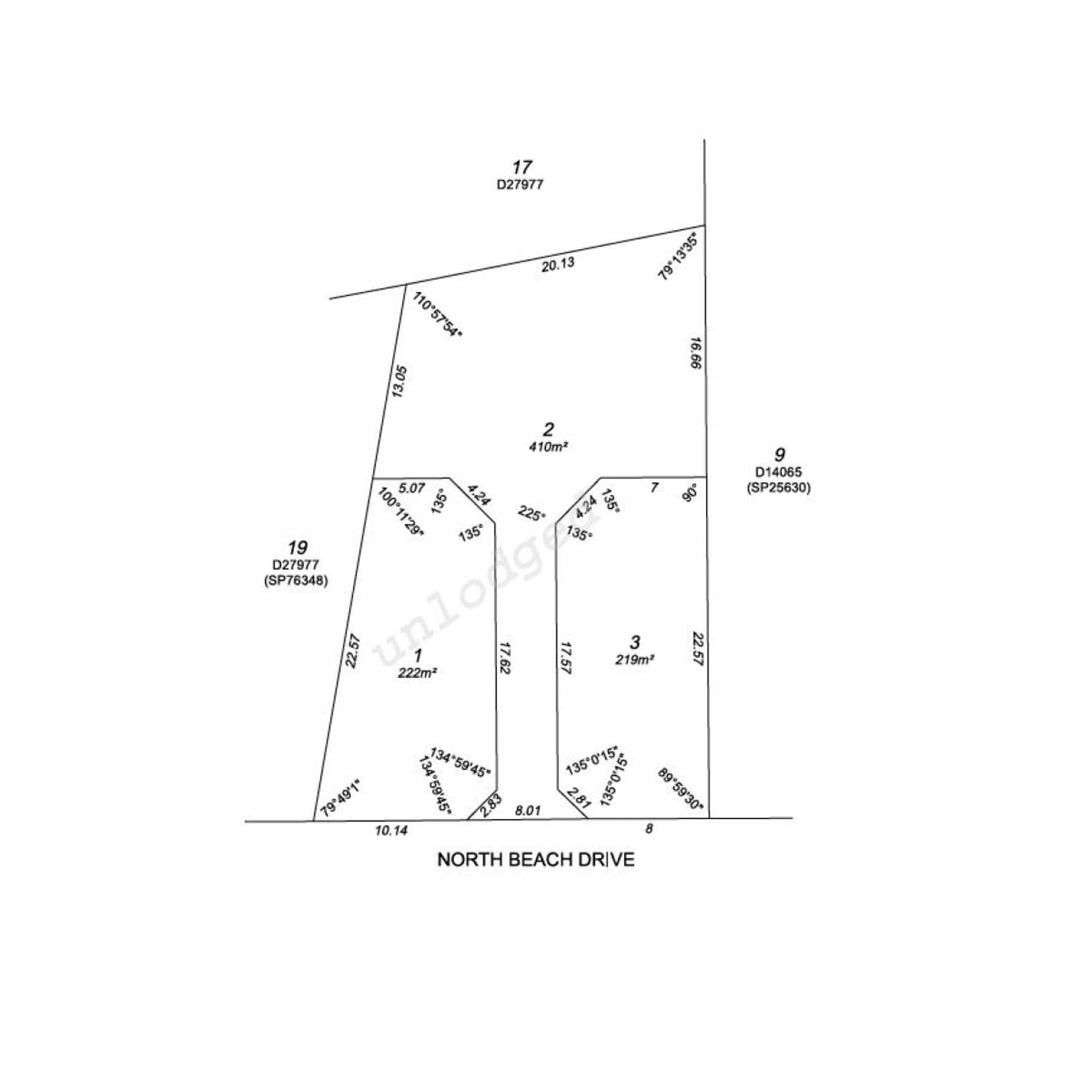 Floorplan of Homely residentialLand listing, 217A North Beach Drive, Tuart Hill WA 6060