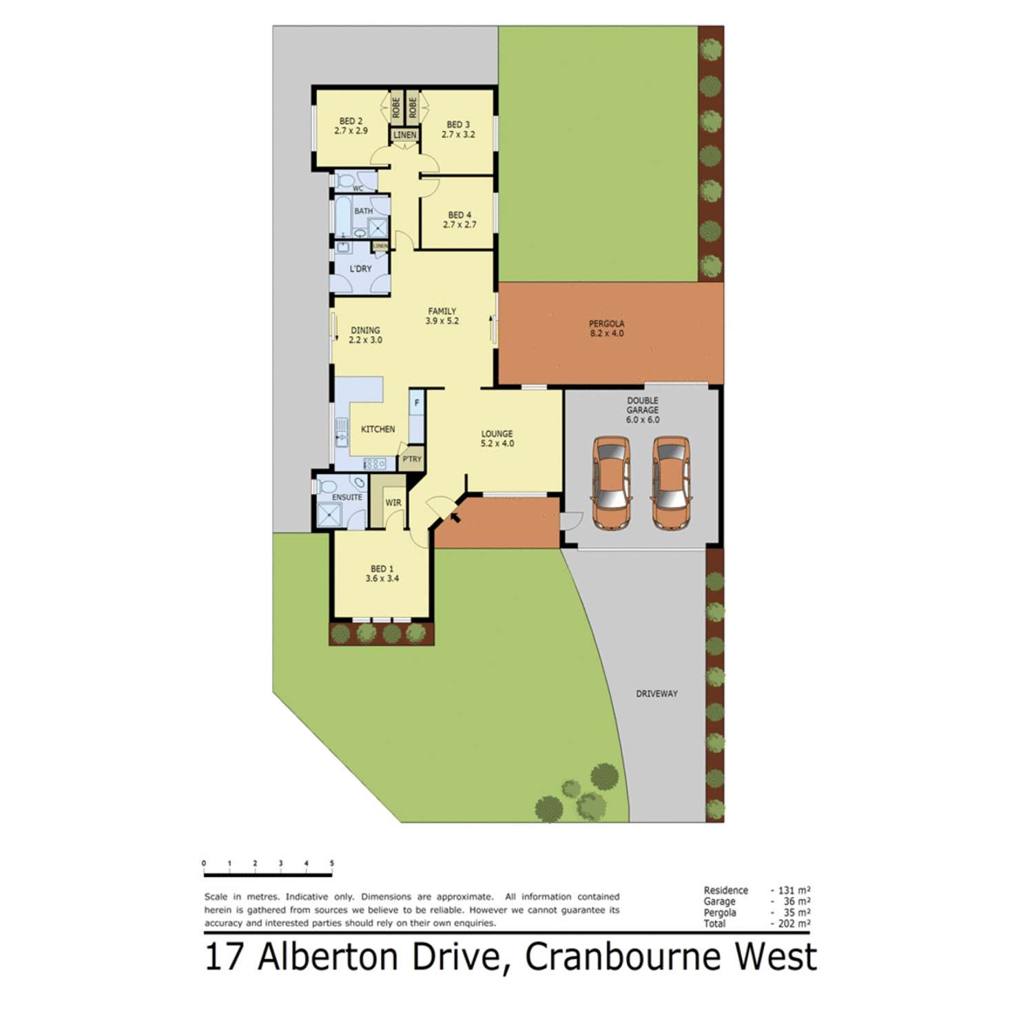 Floorplan of Homely house listing, 17 Alberton Drive, Cranbourne West VIC 3977