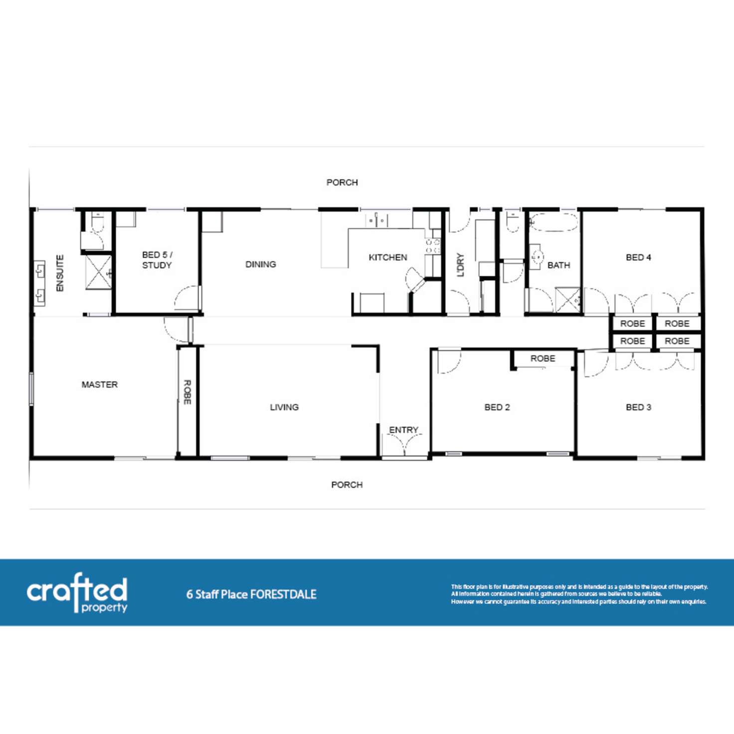 Floorplan of Homely house listing, 6 Staff Place, Forestdale QLD 4118