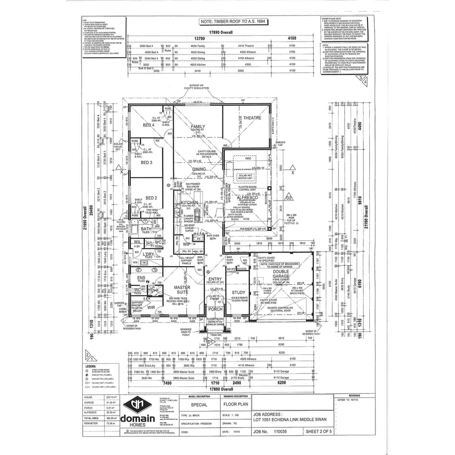 Floorplan of Homely house listing, 15 Echidna Link, Dayton WA 6055