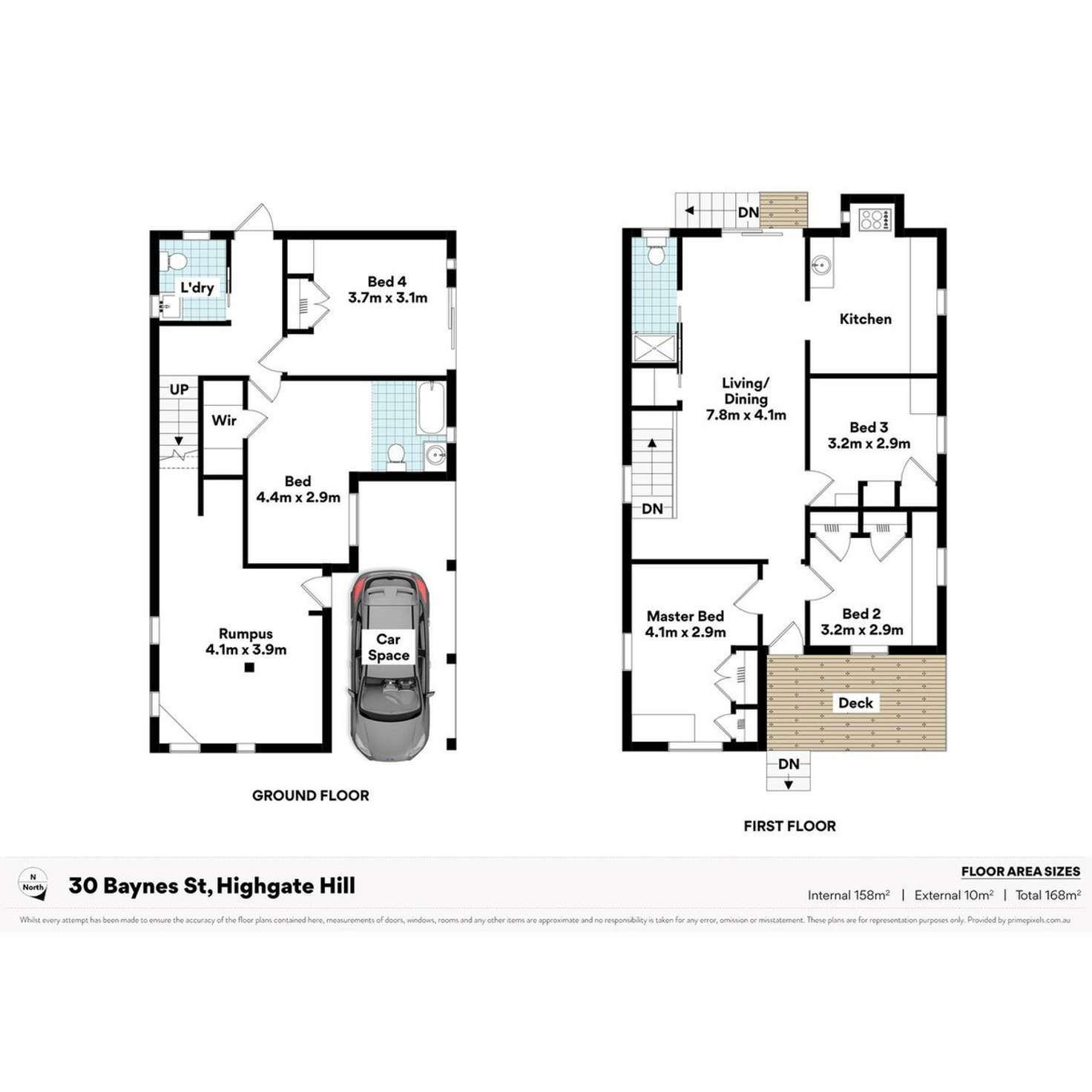 Floorplan of Homely house listing, 30 Baynes Street, Highgate Hill QLD 4101