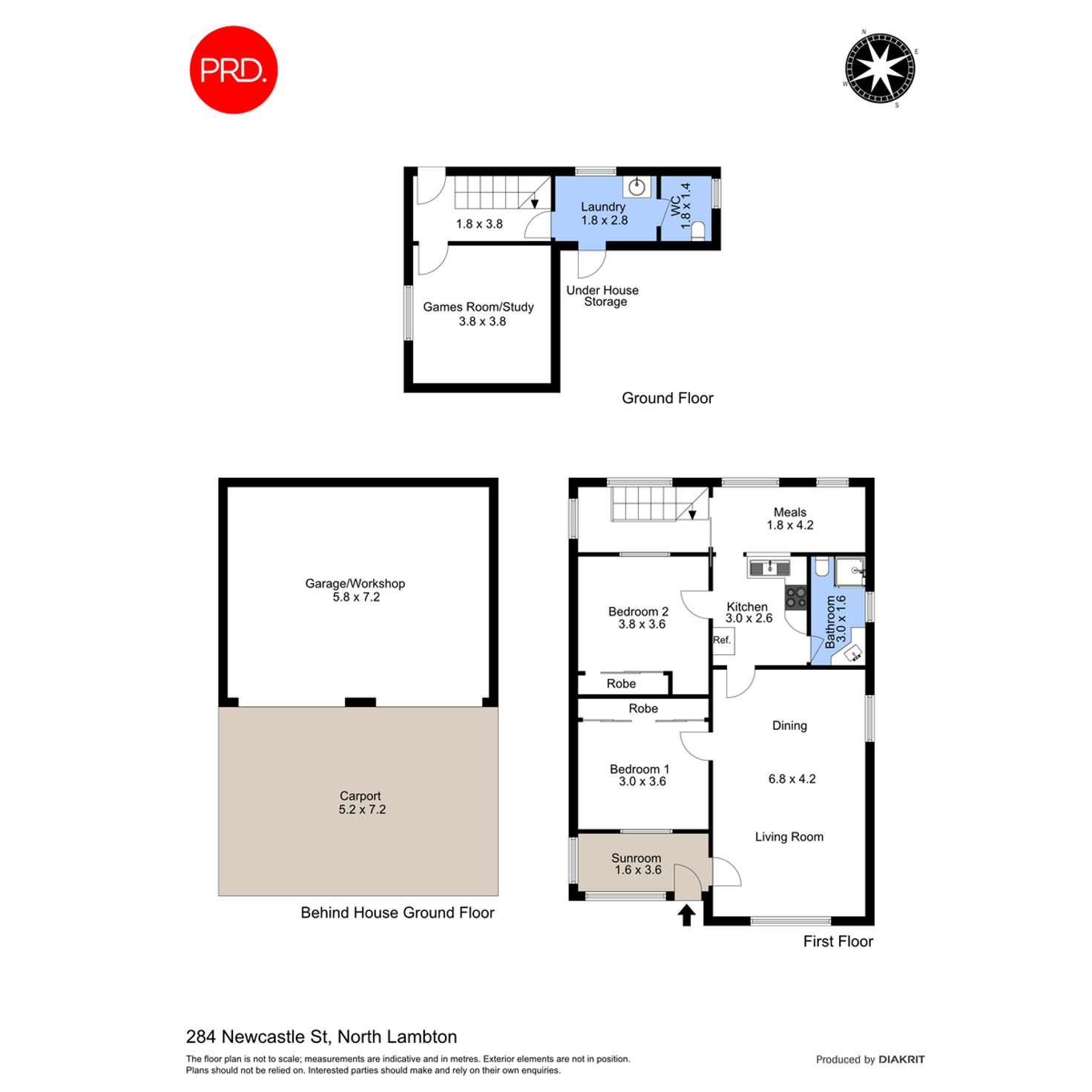 Floorplan of Homely house listing, 284 Newcastle Road, North Lambton NSW 2299