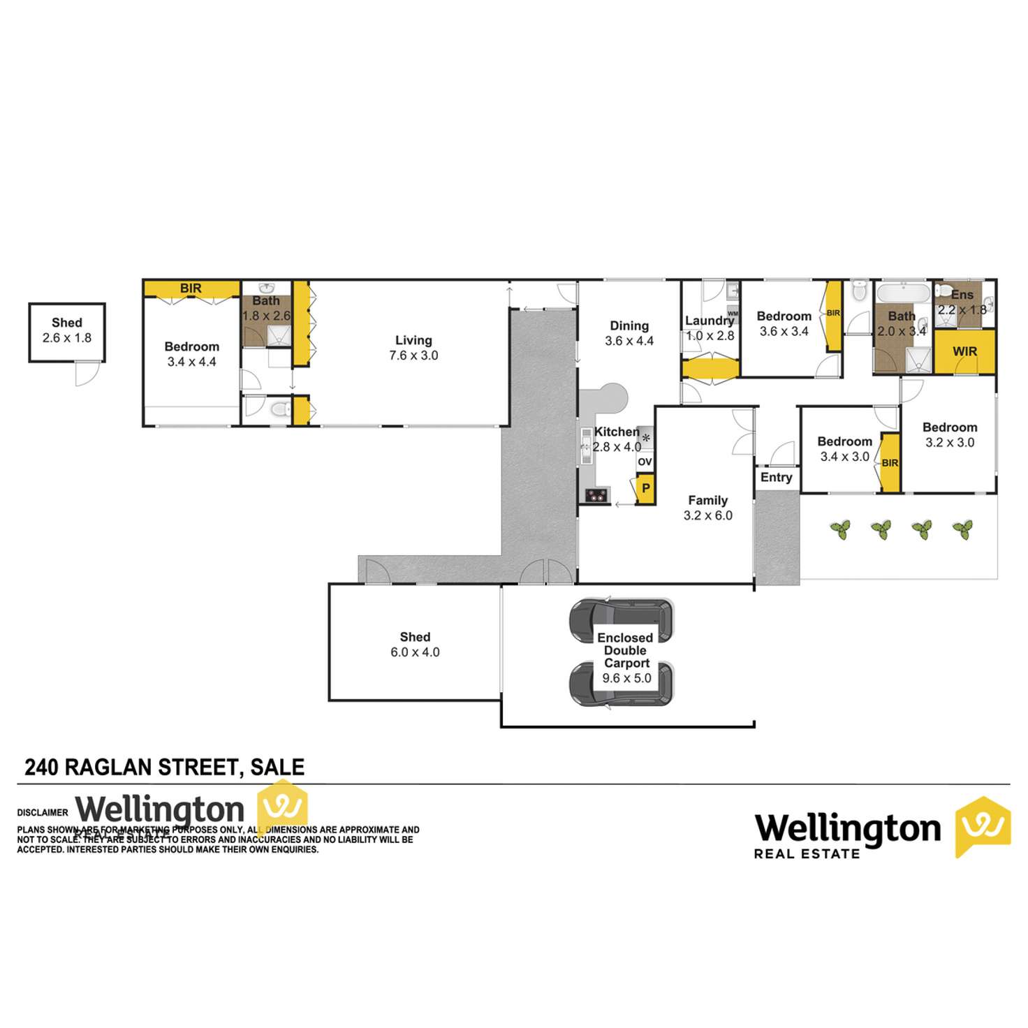 Floorplan of Homely house listing, 240 Raglan Street, Sale VIC 3850