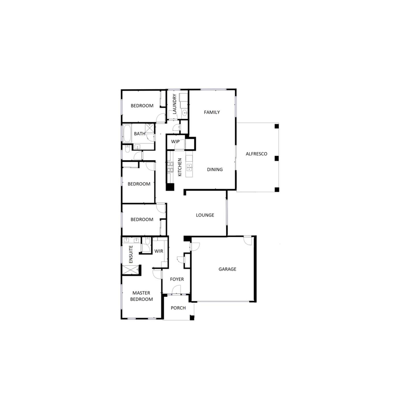 Floorplan of Homely house listing, 19 Davenport Street, Killara VIC 3691