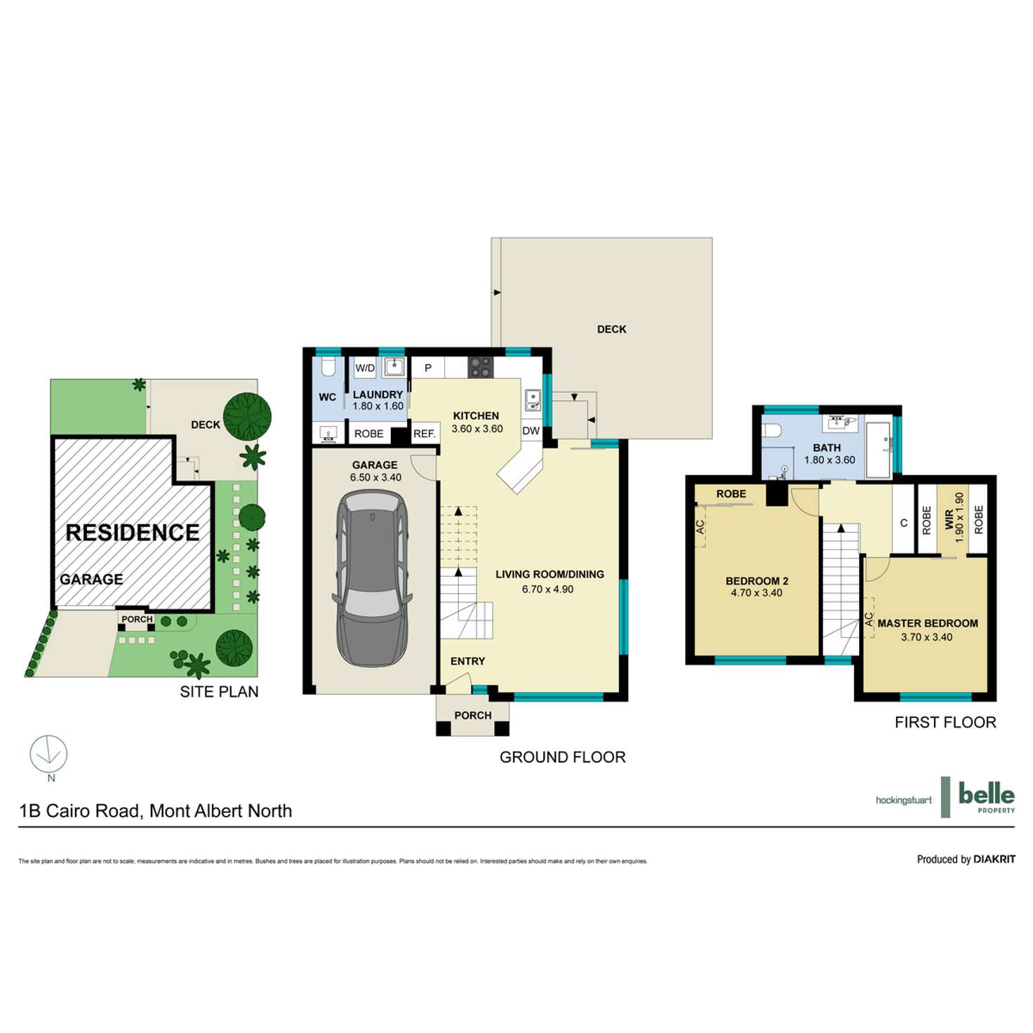 Floorplan of Homely house listing, 1B Cairo Road, Mont Albert North VIC 3129