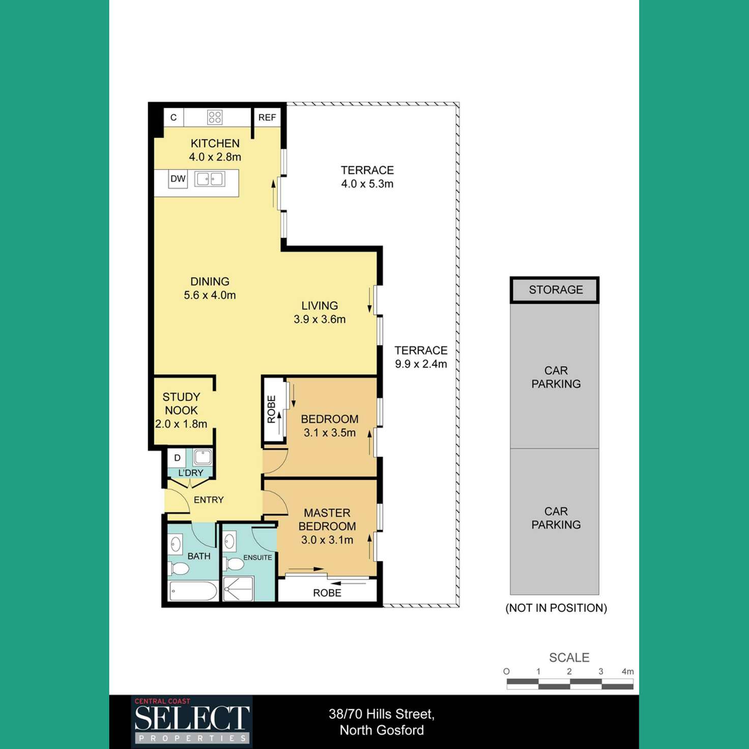 Floorplan of Homely apartment listing, 38/70 Hills Street, North Gosford NSW 2250