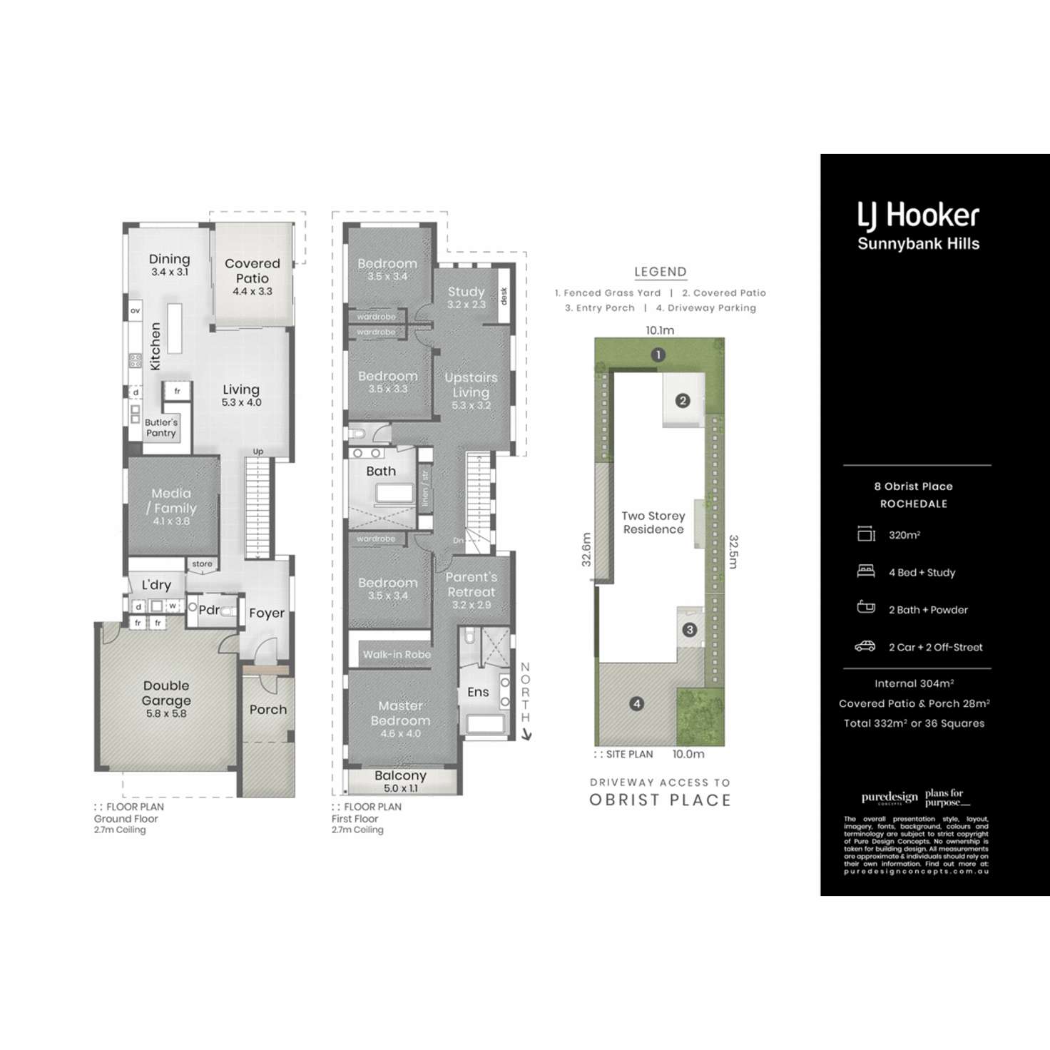 Floorplan of Homely house listing, 8 Obrist Place, Rochedale QLD 4123