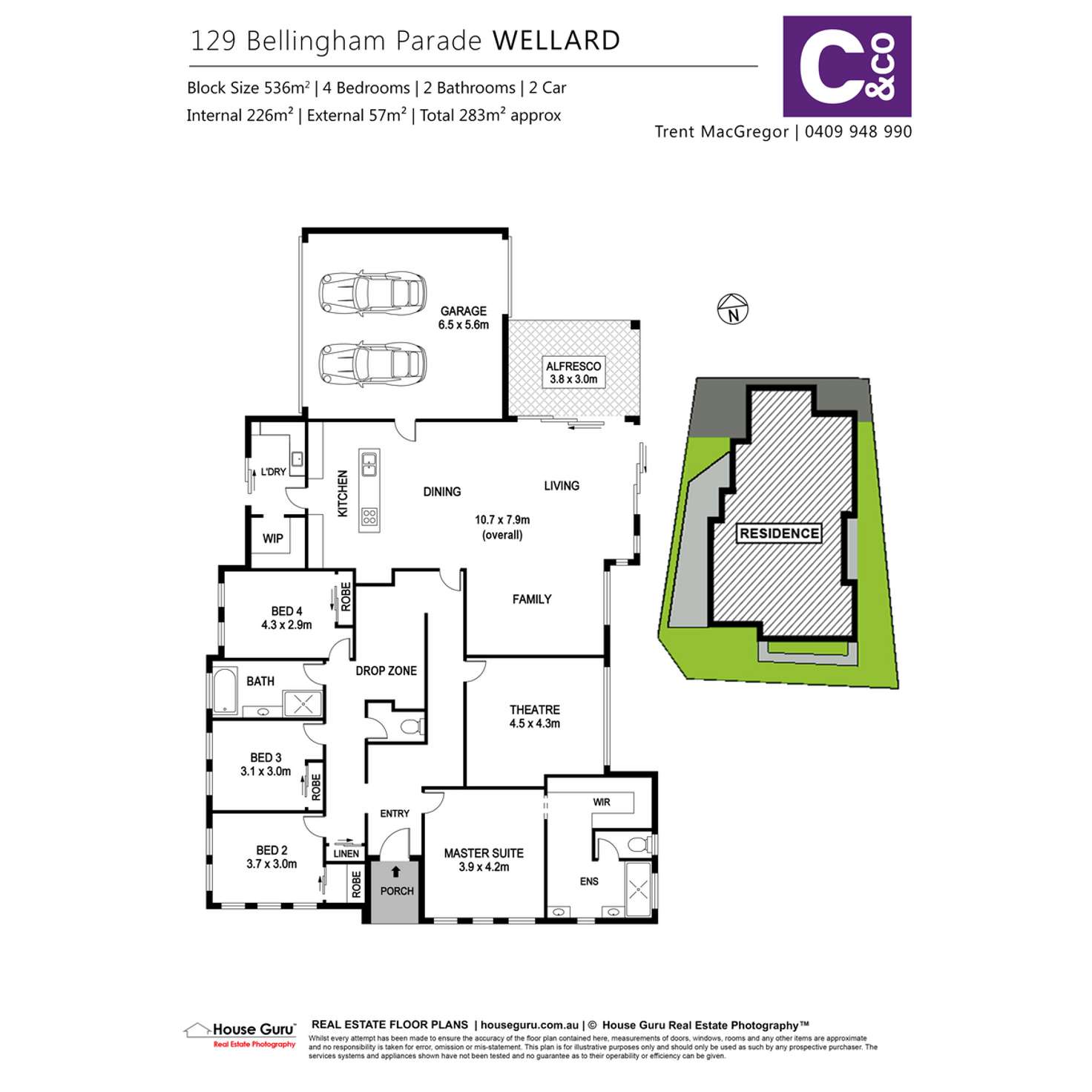 Floorplan of Homely house listing, 129 Bellingham Parade, Wellard WA 6170