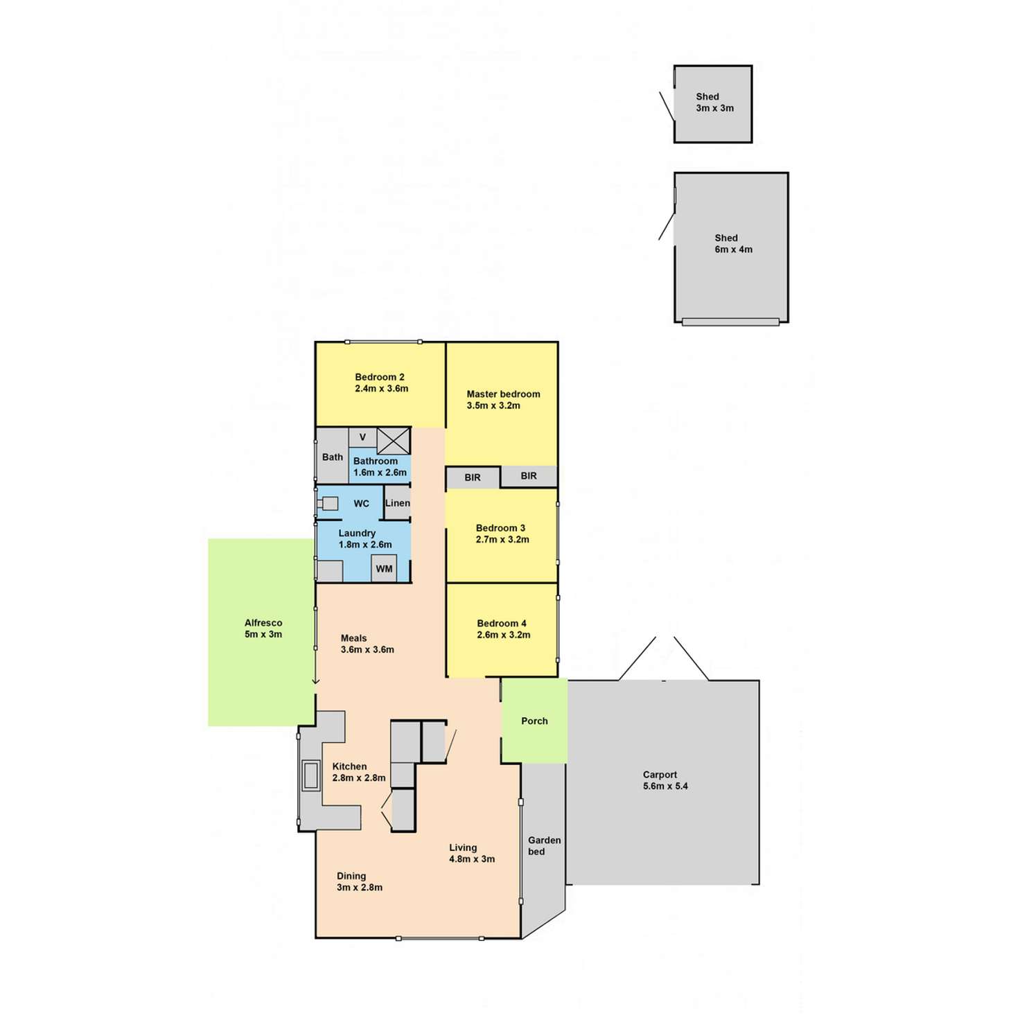 Floorplan of Homely house listing, 19 Coverdale Drive, Sale VIC 3850