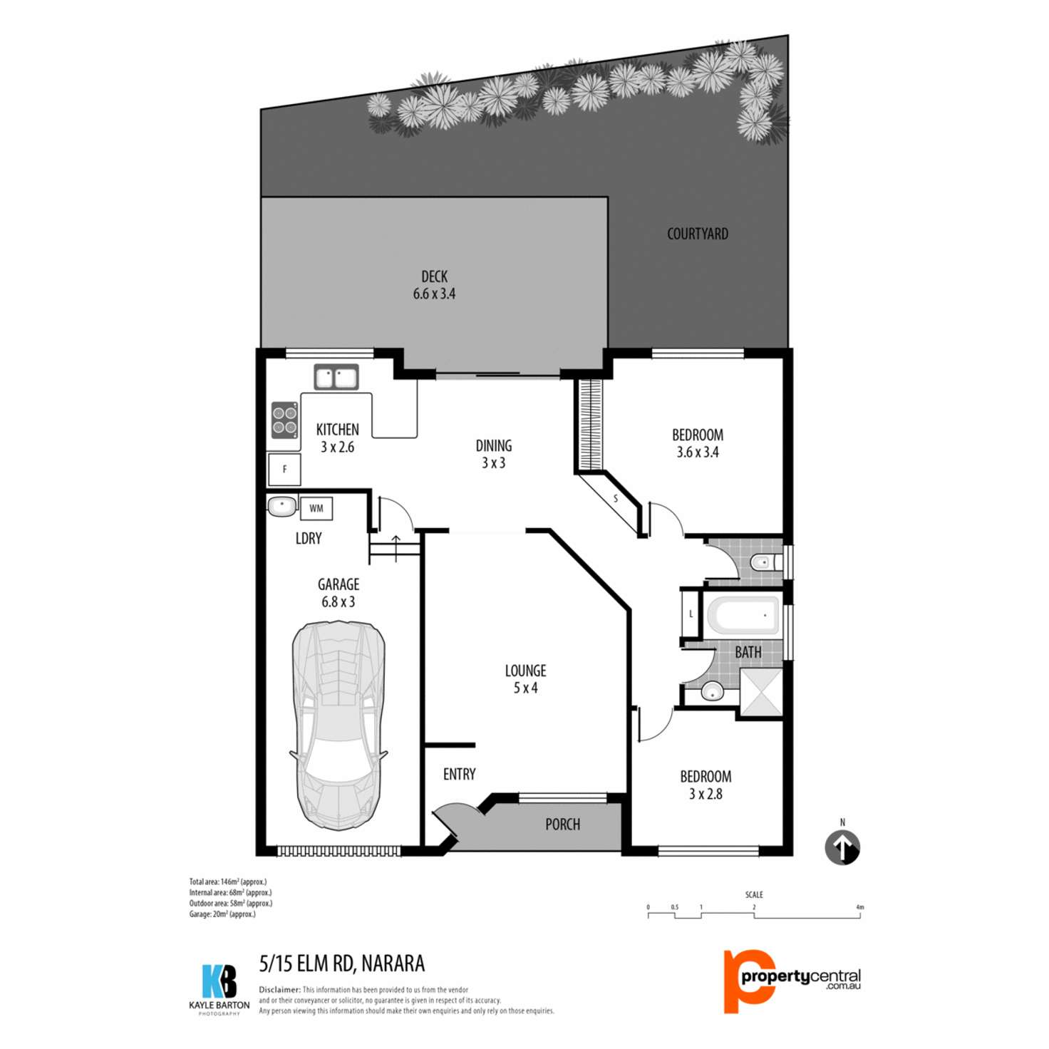 Floorplan of Homely villa listing, 5/15 Elm Road, Narara NSW 2250