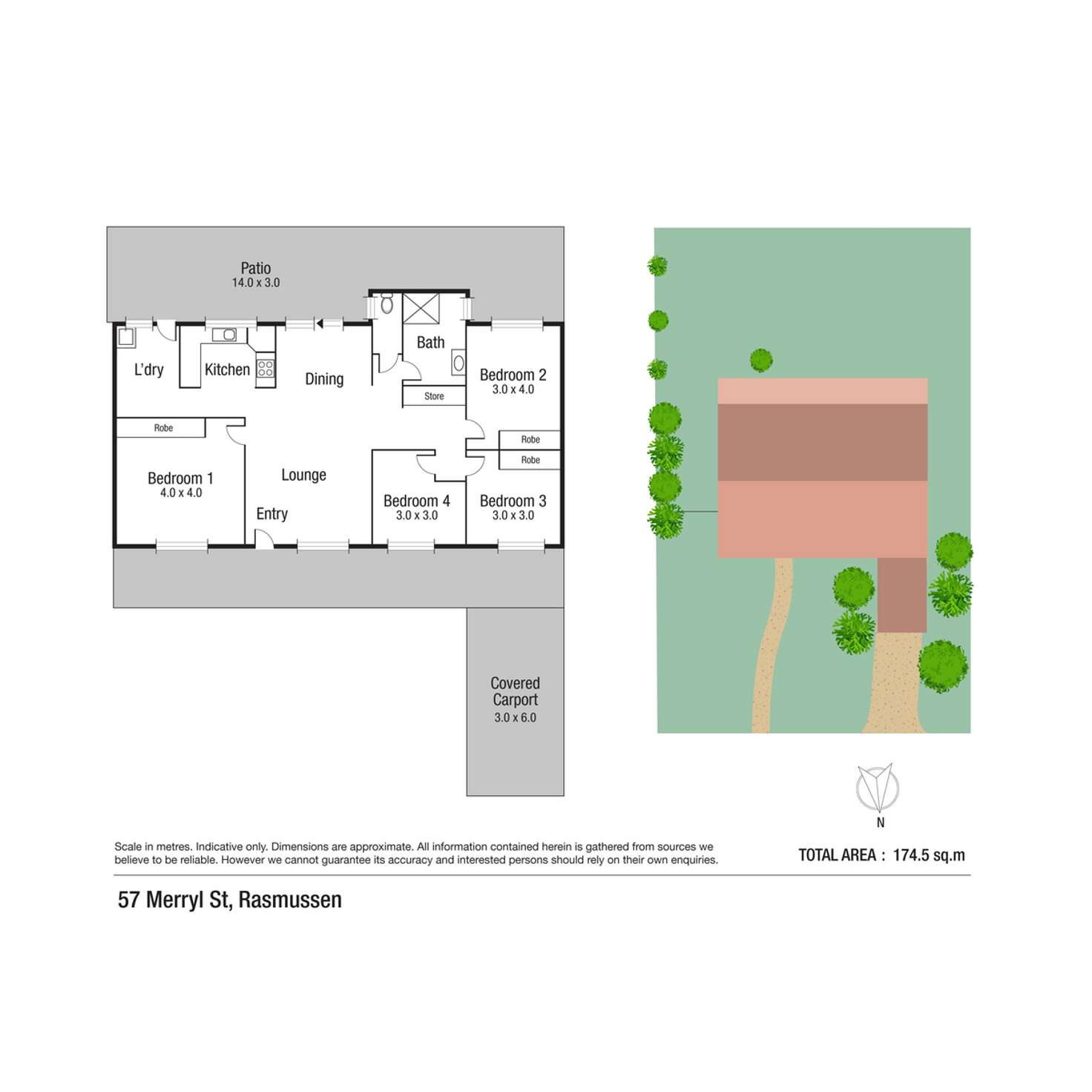 Floorplan of Homely house listing, 57 Merryl Street, Rasmussen QLD 4815