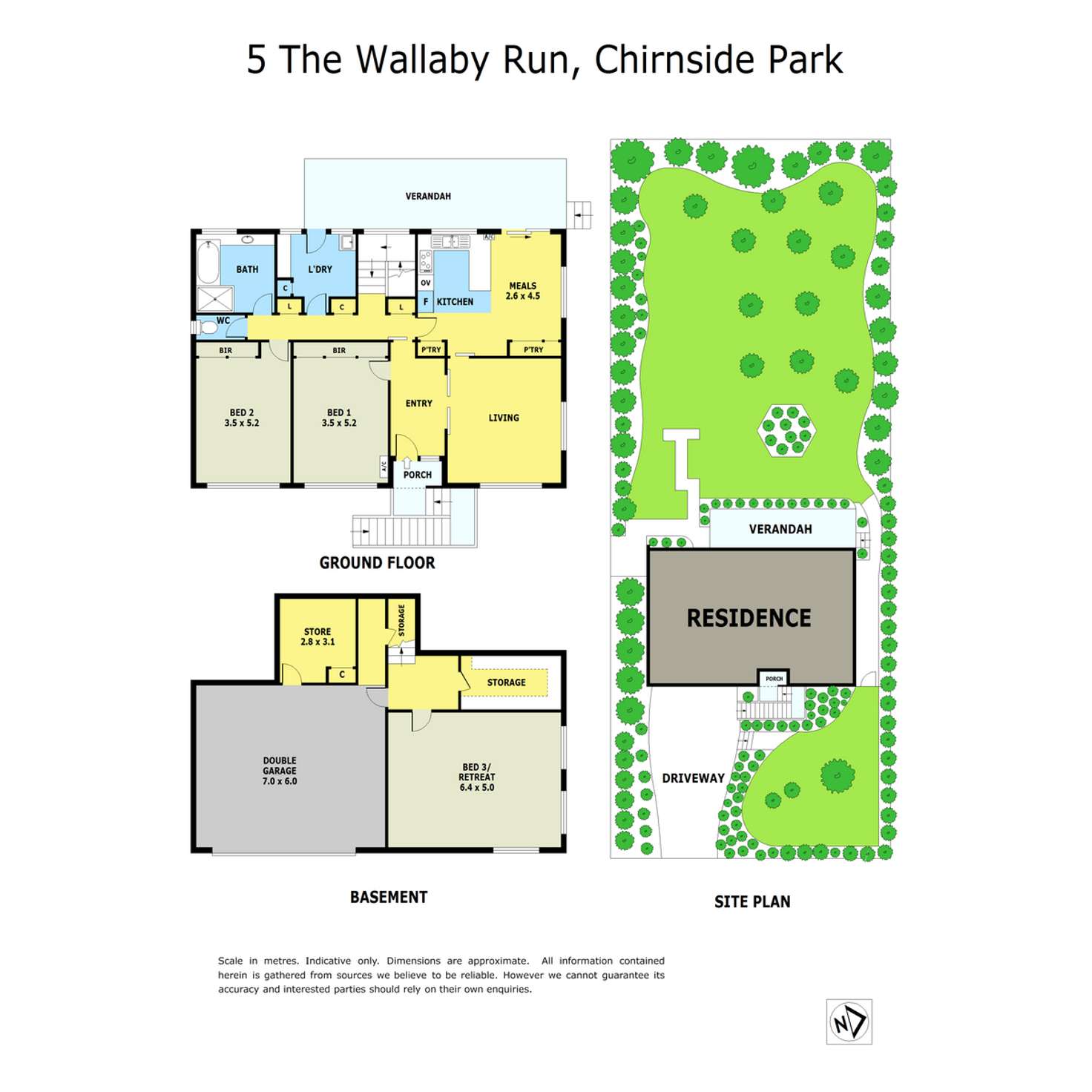 Floorplan of Homely house listing, 5 The Wallaby Run, Chirnside Park VIC 3116