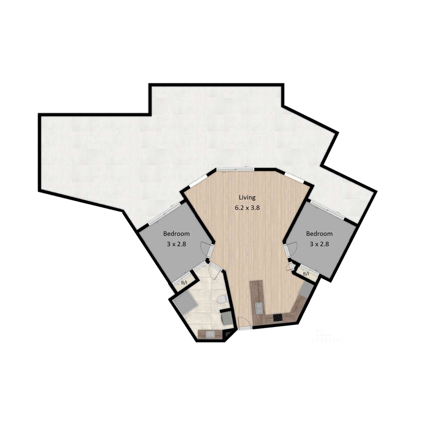 Floorplan of Homely apartment listing, 5/40 Sedgebrook Street, Spring Hill QLD 4000