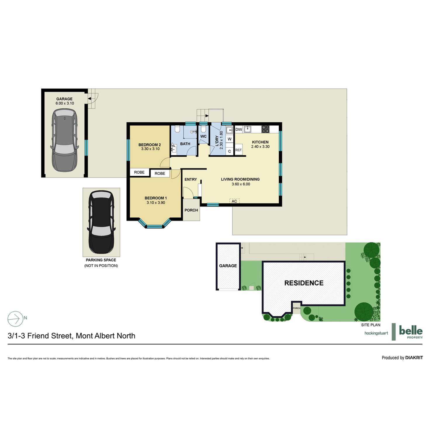 Floorplan of Homely unit listing, 3/1-3 Friend Street, Mont Albert North VIC 3129