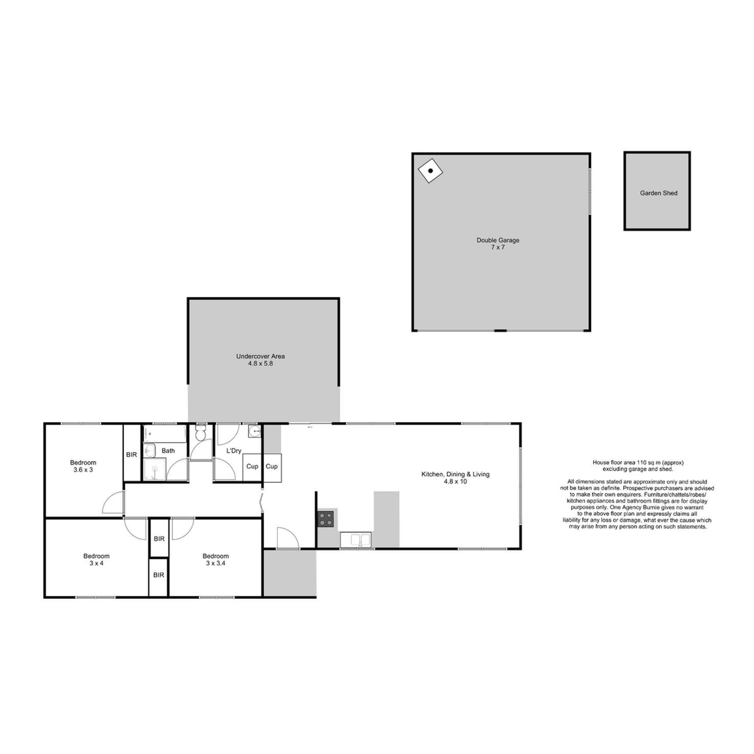 Floorplan of Homely house listing, 11 Dallas Road, Somerset TAS 7322