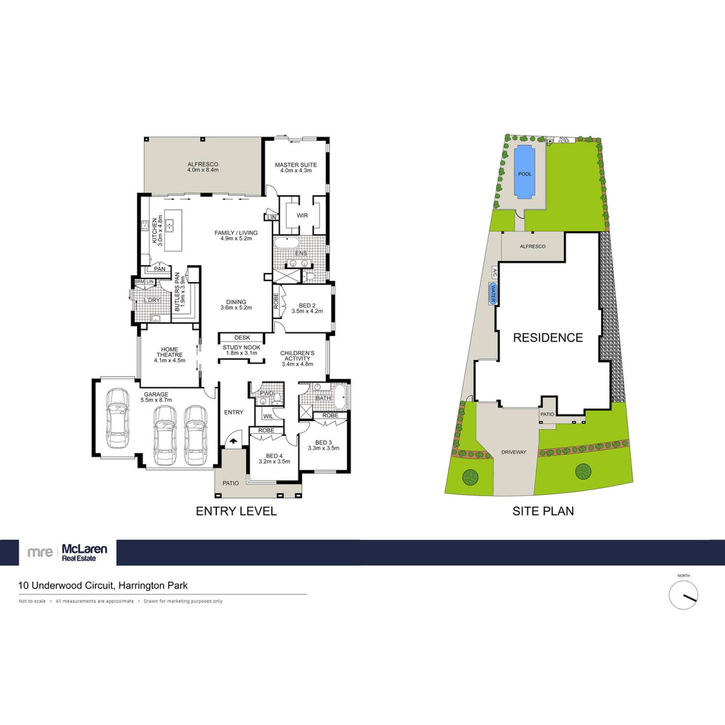 Floorplan of Homely house listing, 10 Underwood Circuit, Harrington Park NSW 2567