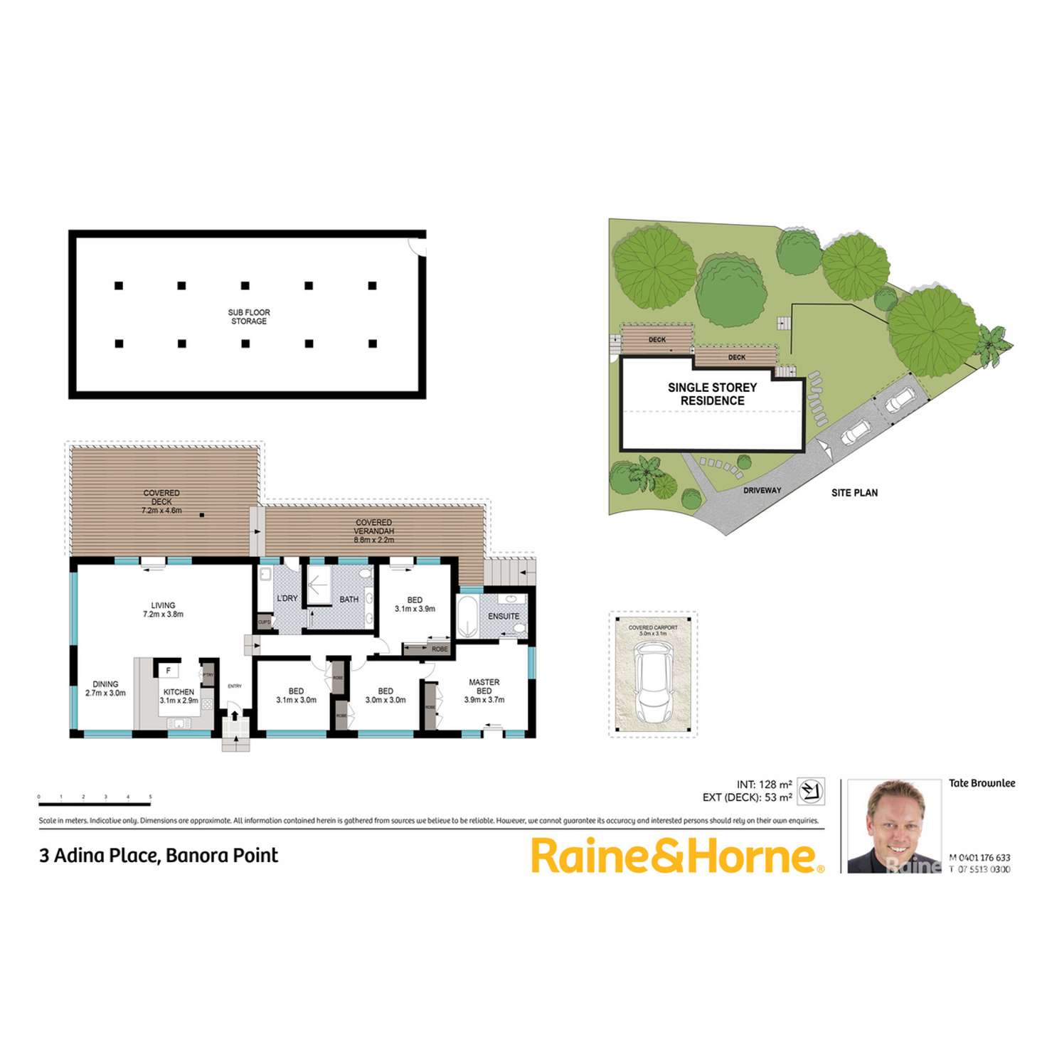 Floorplan of Homely house listing, 3 Adina Place, Banora Point NSW 2486