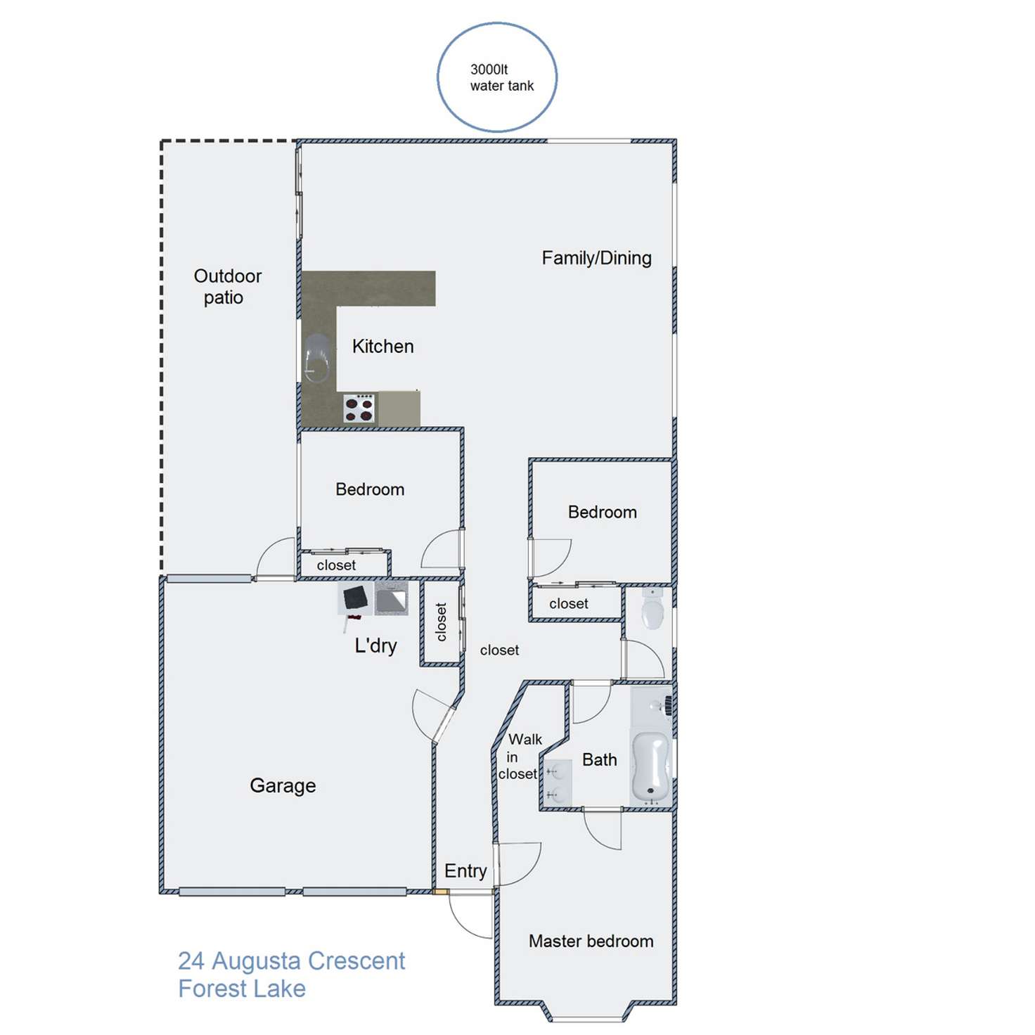 Floorplan of Homely house listing, 24 Augusta Crescent, Forest Lake QLD 4078