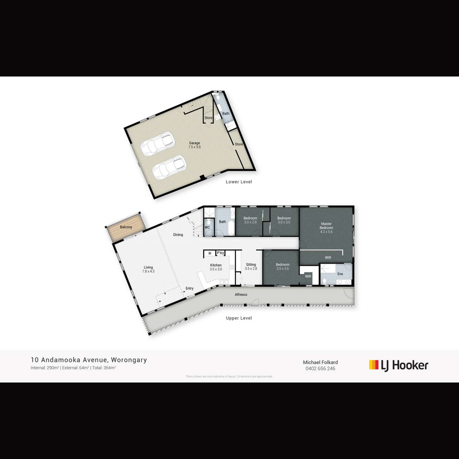 Floorplan of Homely house listing, 10 Andamooka Avenue, Worongary QLD 4213