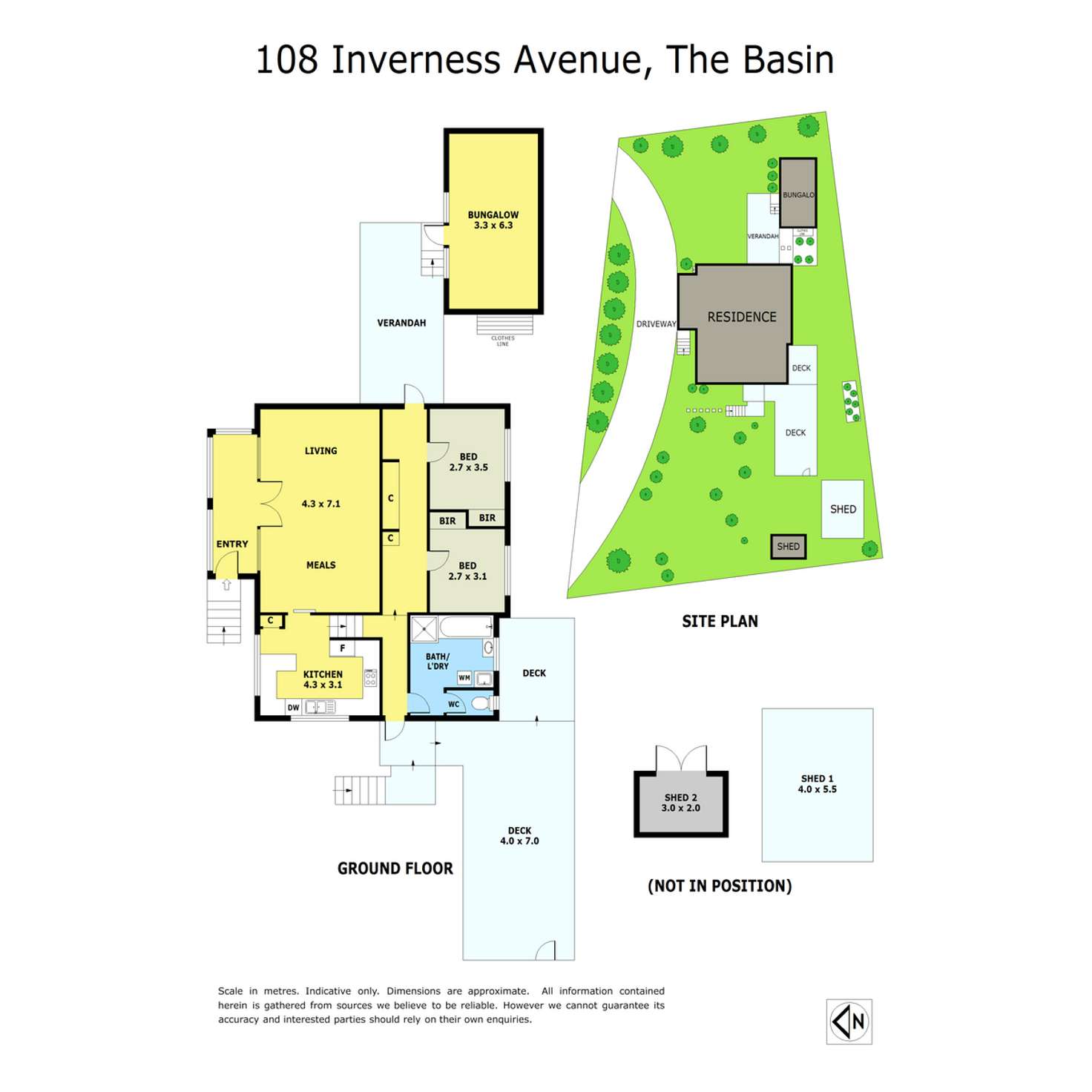 Floorplan of Homely house listing, 108 Inverness Avenue, The Basin VIC 3154