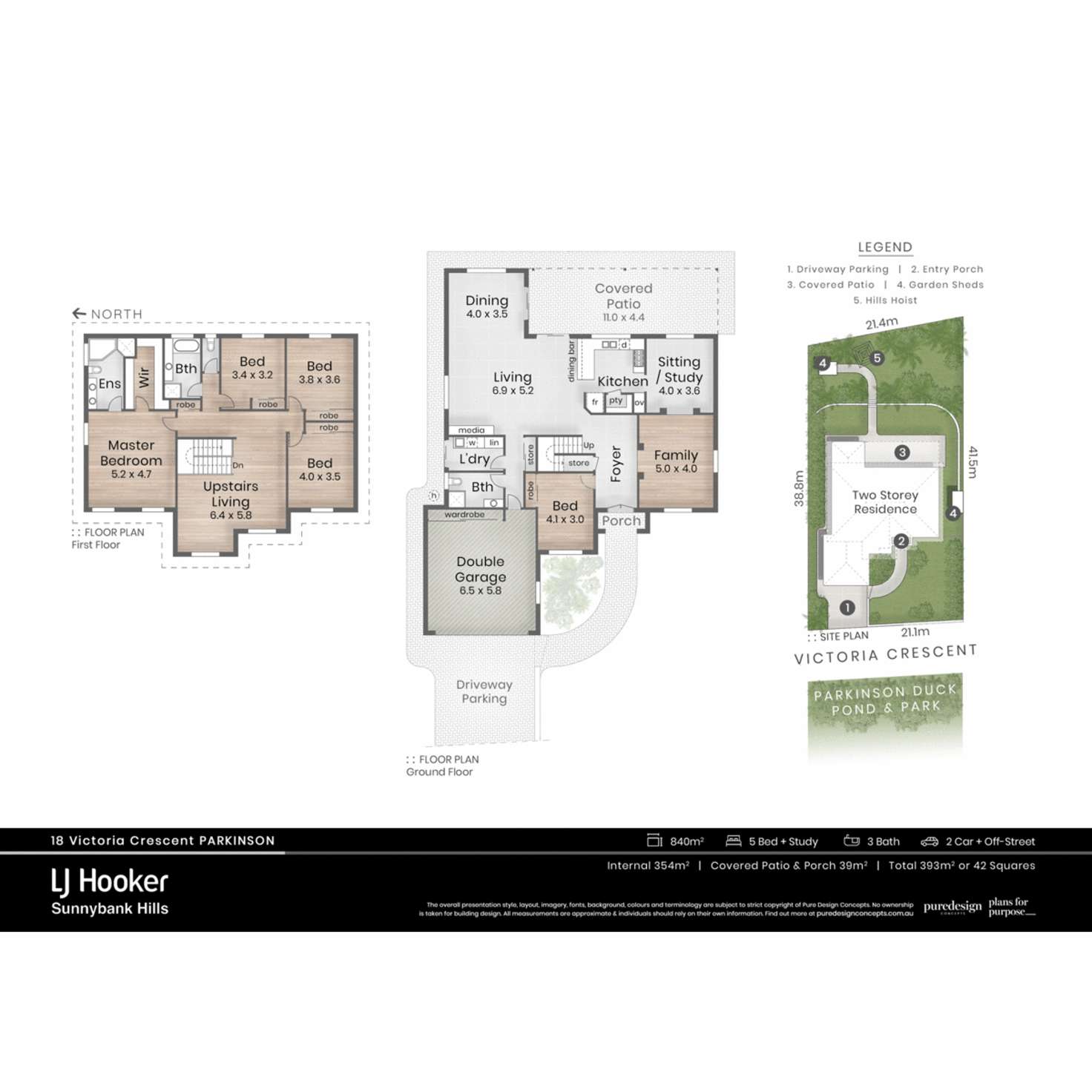 Floorplan of Homely house listing, 18 Victoria Crescent, Parkinson QLD 4115