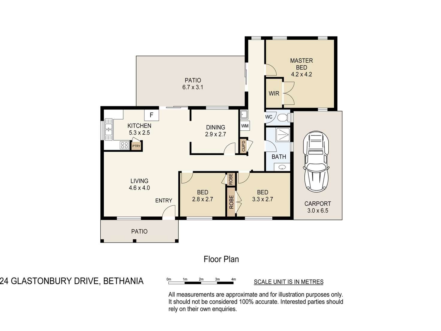 Floorplan of Homely house listing, 24 Glastonbury Drive, Bethania QLD 4205