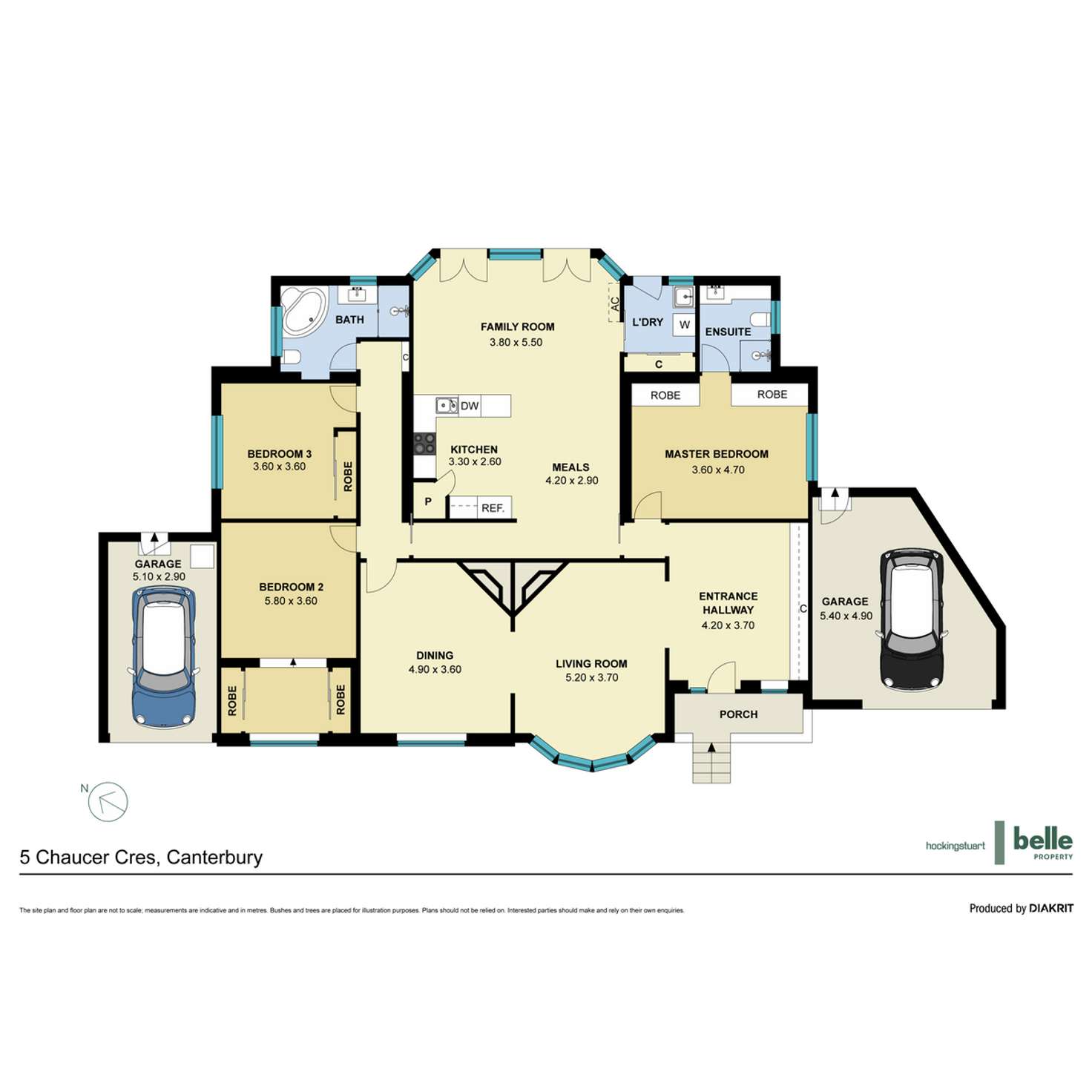 Floorplan of Homely house listing, 5 Chaucer Crescent, Canterbury VIC 3126