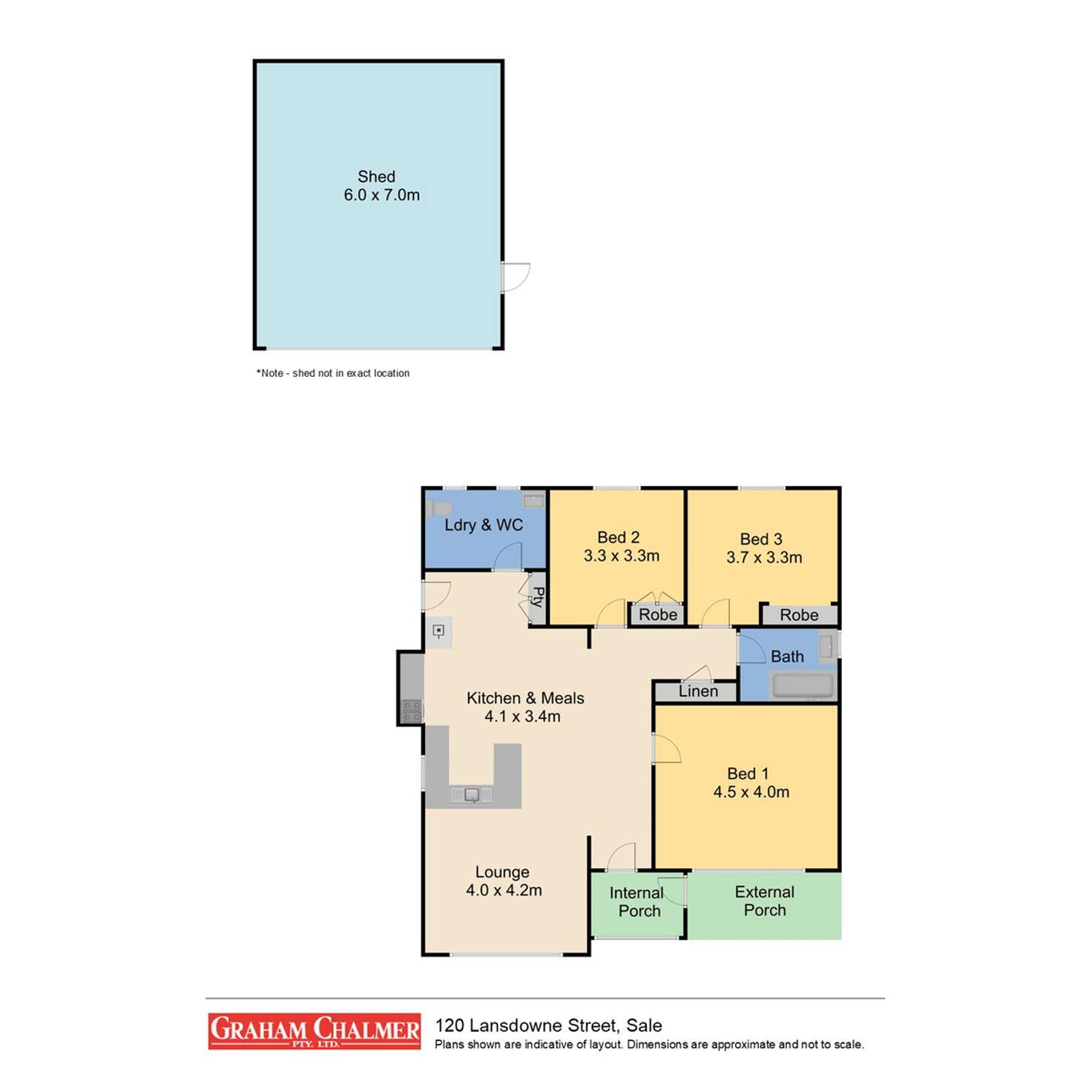 Floorplan of Homely house listing, 120 Lansdowne Street, Sale VIC 3850