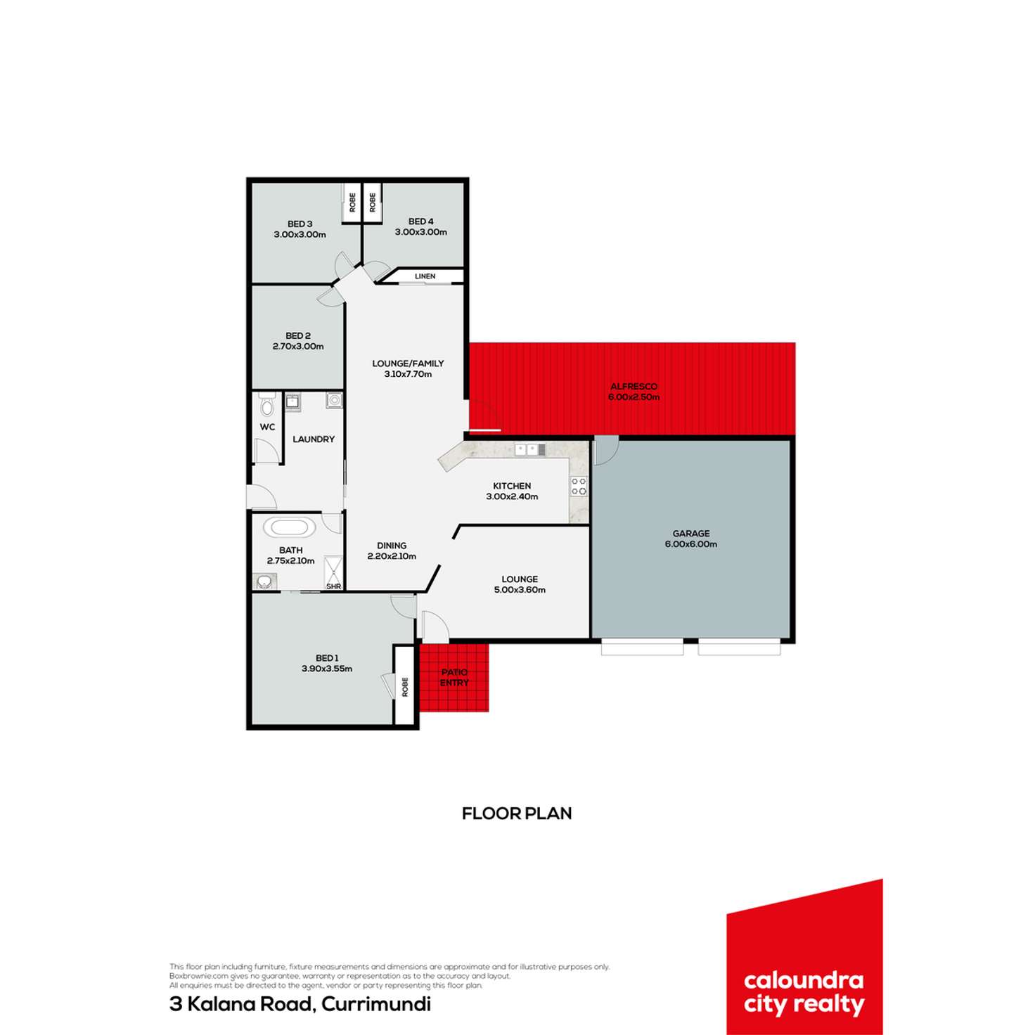 Floorplan of Homely house listing, 3 Kalana Road, Currimundi QLD 4551