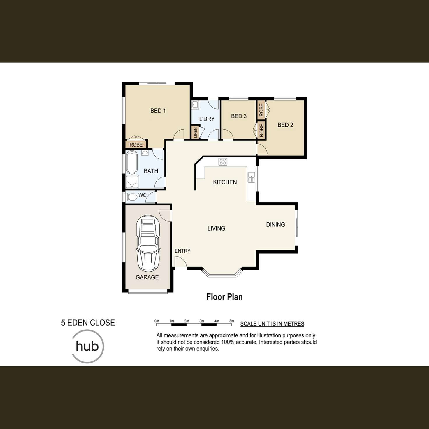 Floorplan of Homely house listing, 5 Eden Close, Edens Landing QLD 4207
