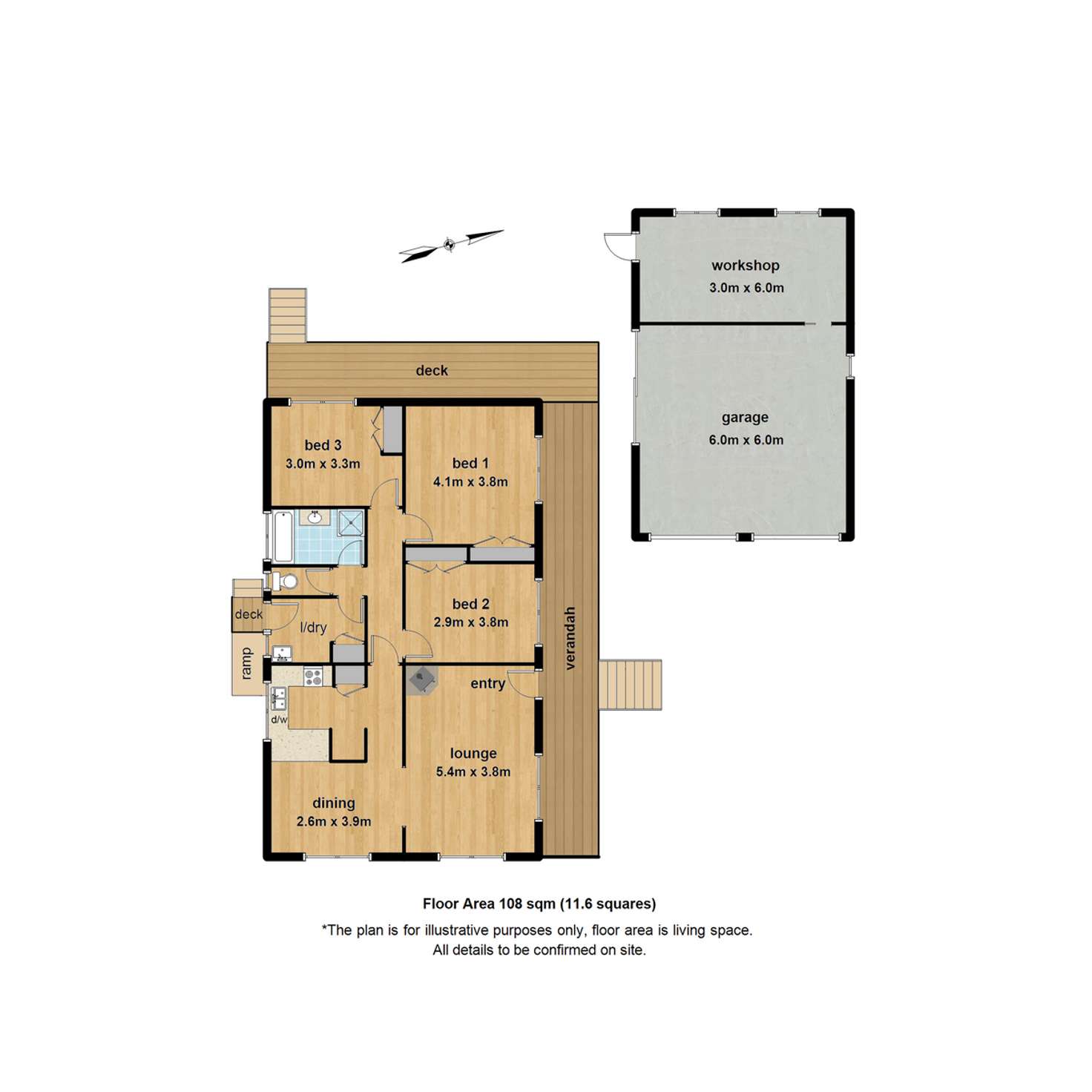 Floorplan of Homely house listing, 3 Beatty Parade, Cockatoo VIC 3781