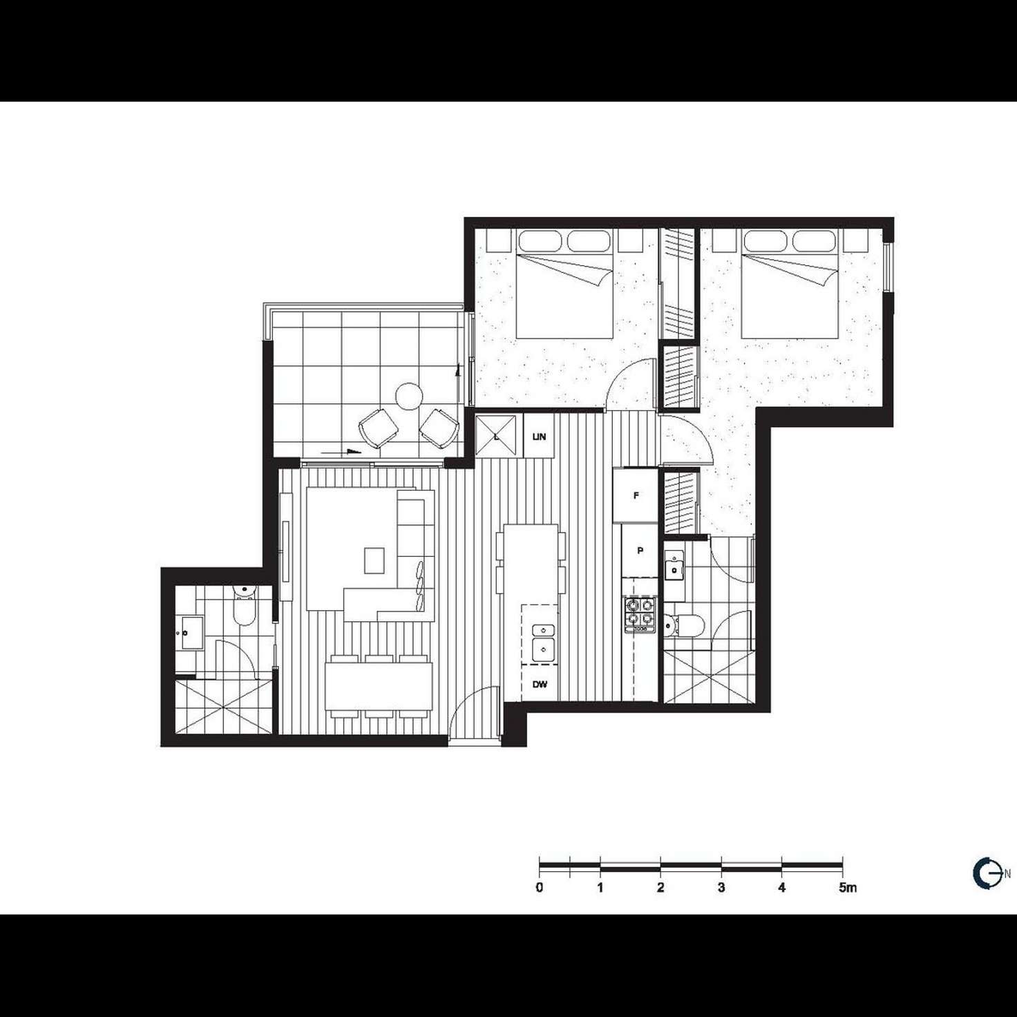 Floorplan of Homely apartment listing, 106/669 Centre Road, Bentleigh East VIC 3165