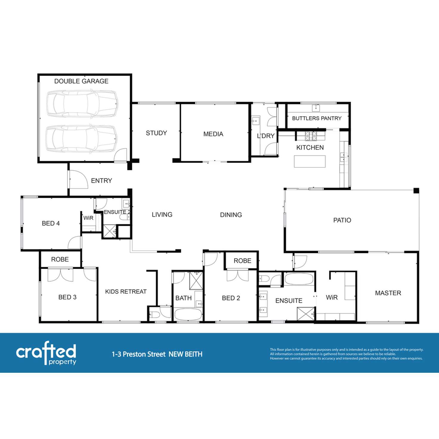 Floorplan of Homely house listing, 1-3 Preston Street, New Beith QLD 4124