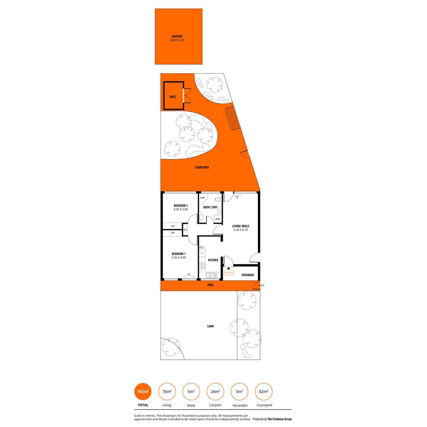 Floorplan of Homely unit listing, 3/35-39 Sydney Street, Glenside SA 5065