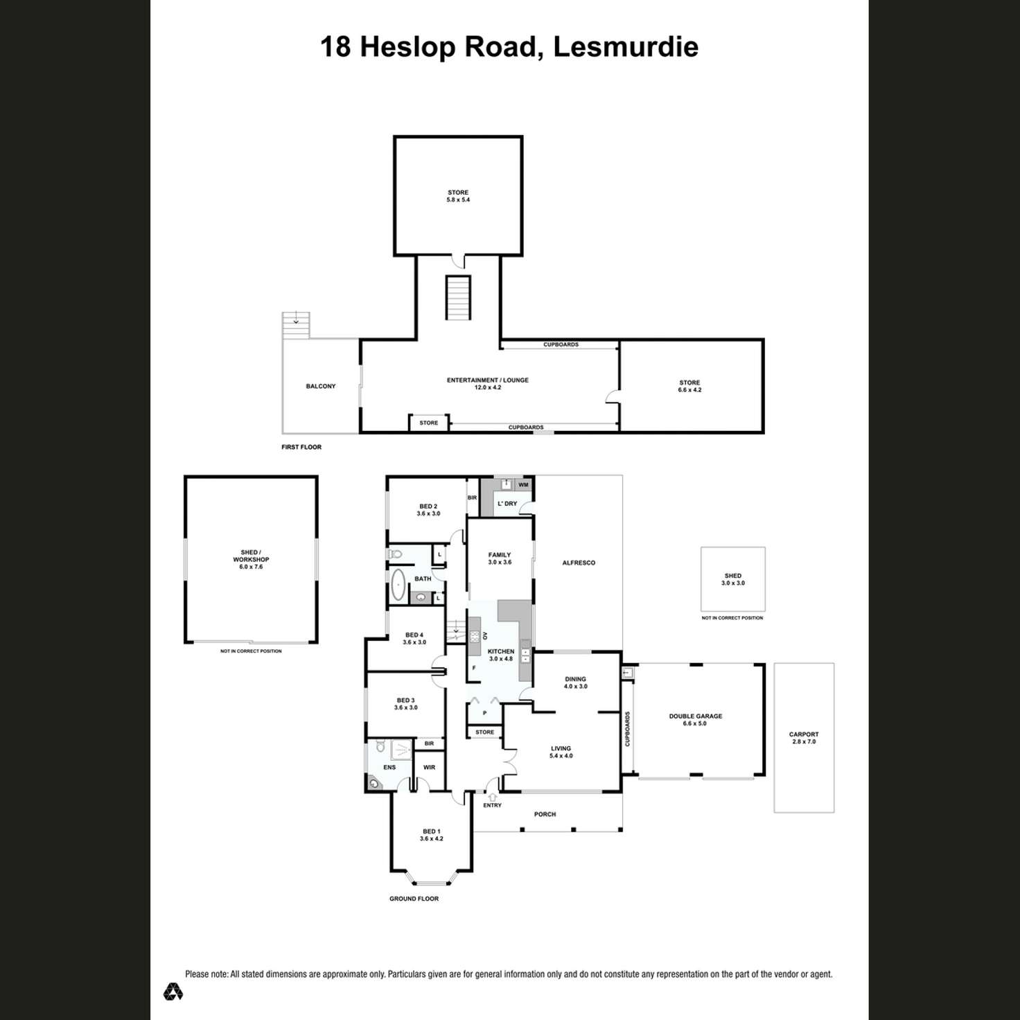 Floorplan of Homely house listing, 18 Heslop Road, Lesmurdie WA 6076