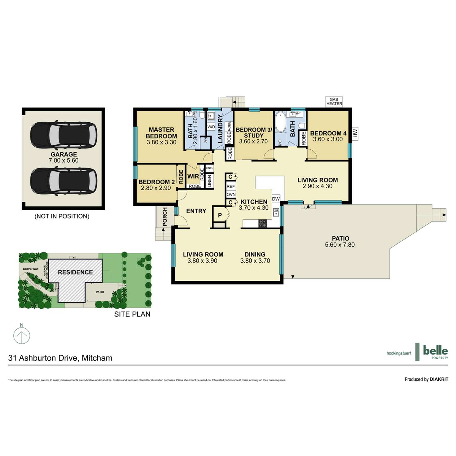 Floorplan of Homely house listing, 31 Ashburton Drive, Mitcham VIC 3132